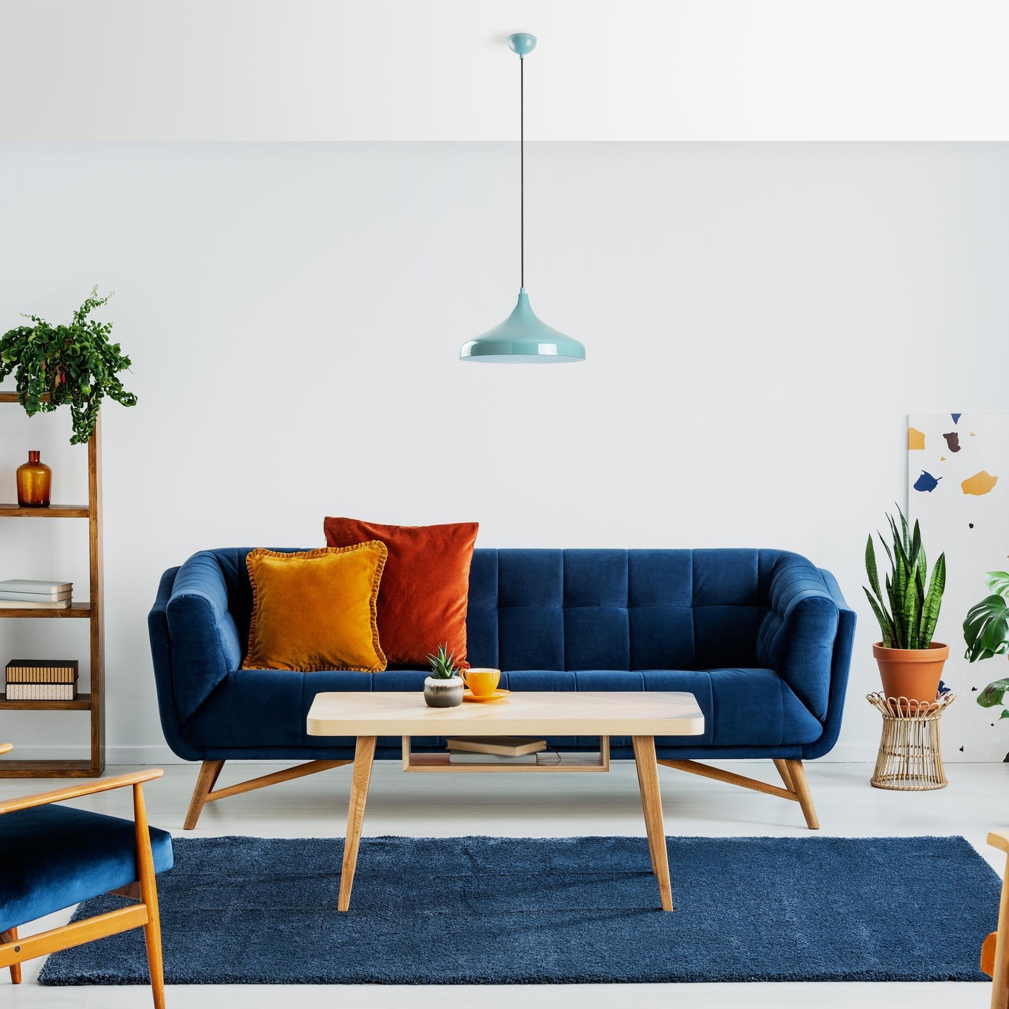 Tattoo D Nus 2641 Turkuaz Sıvama Sarkıt Aydınlatma | ByLamp