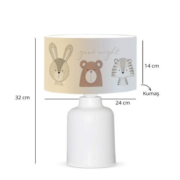 Unicorn Kids Room Lampshade Lamp | ByLamp