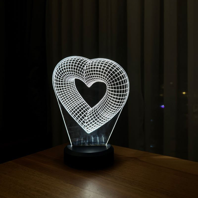 3-dimensionale Einzweig-LED-Lampe