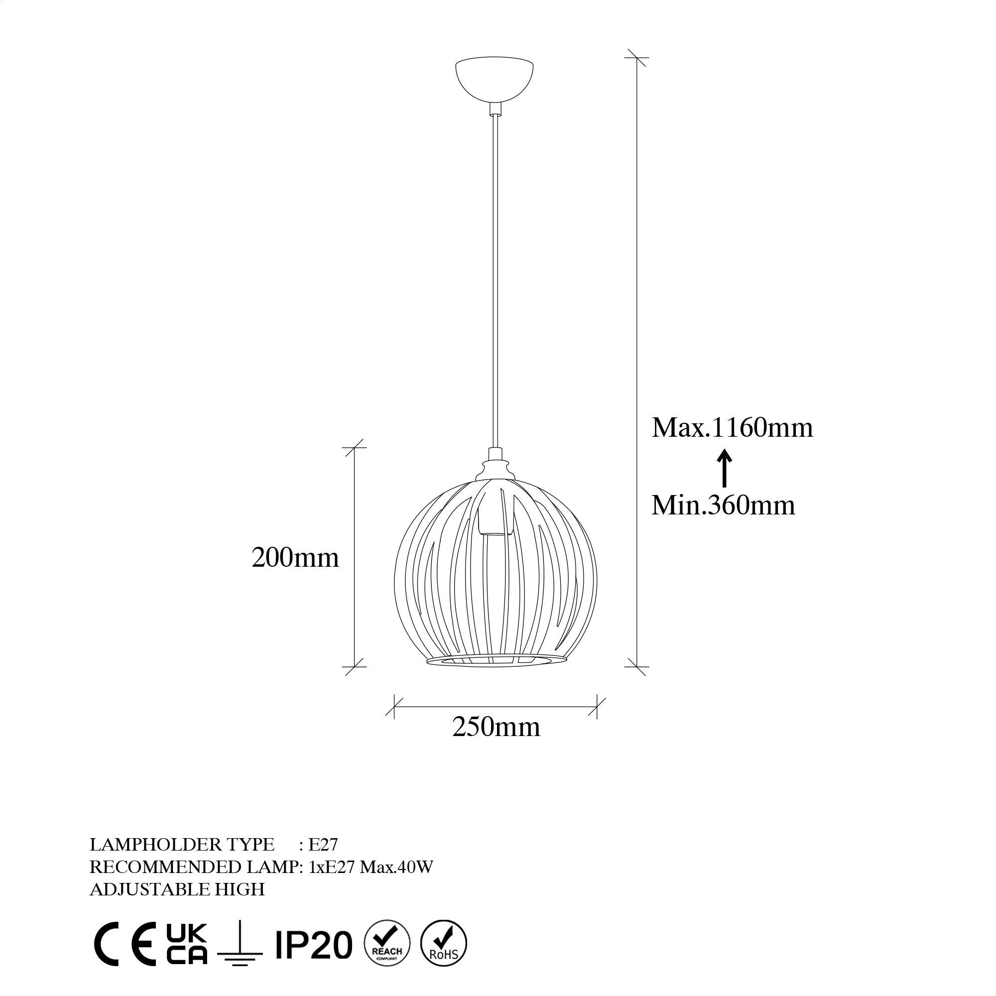 Teltrio 11145 Tel Sarkıt Aydınlatma | ByLamp