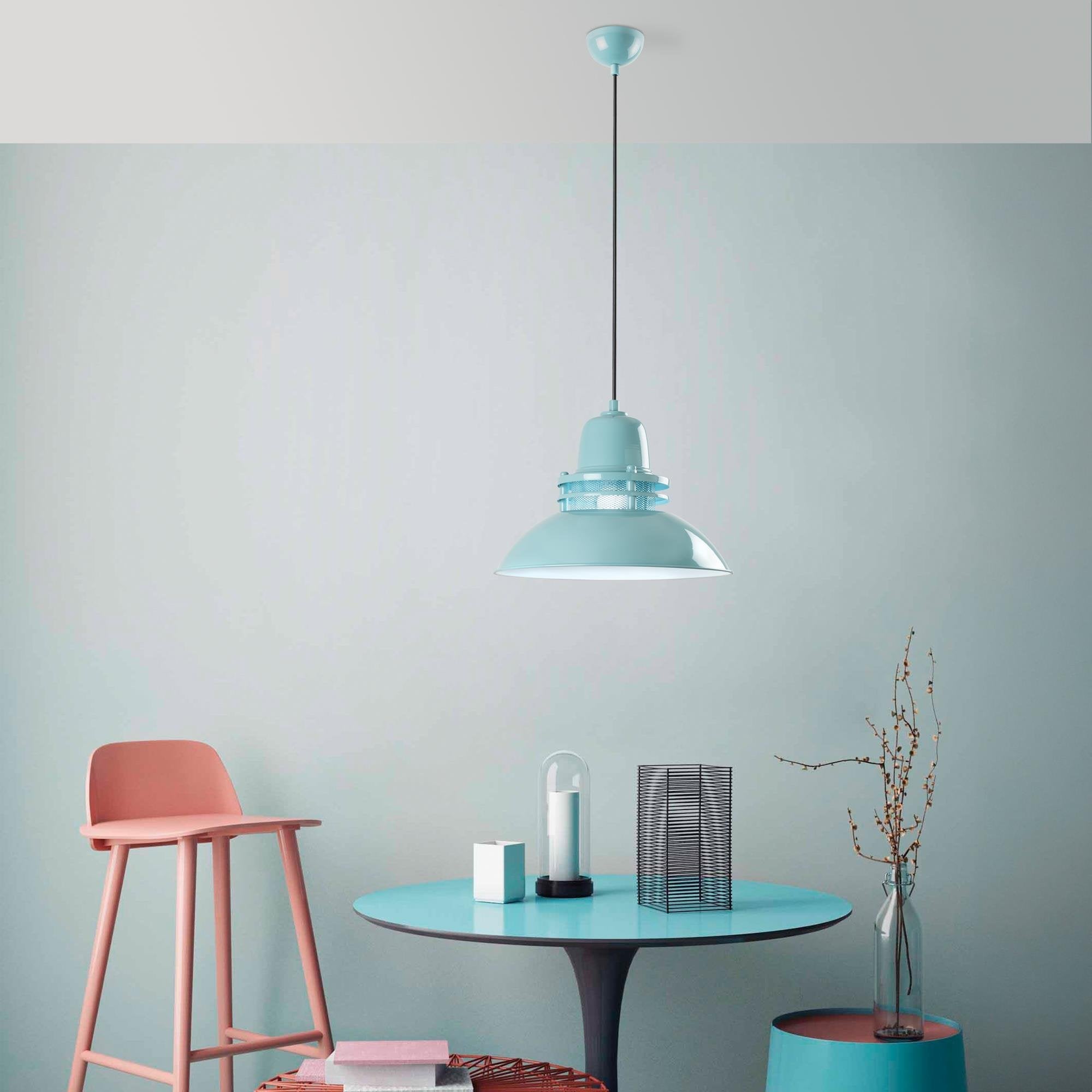 Tibet 3735 Turkuaz Sıvama Sarkıt Aydınlatma | ByLamp