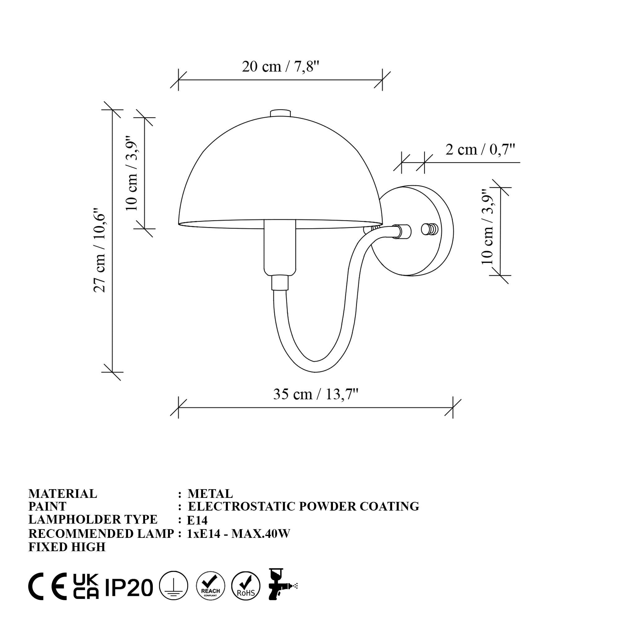 Togg 14828 Sıvama Aplik Duvar Aydınlatma | ByLamp