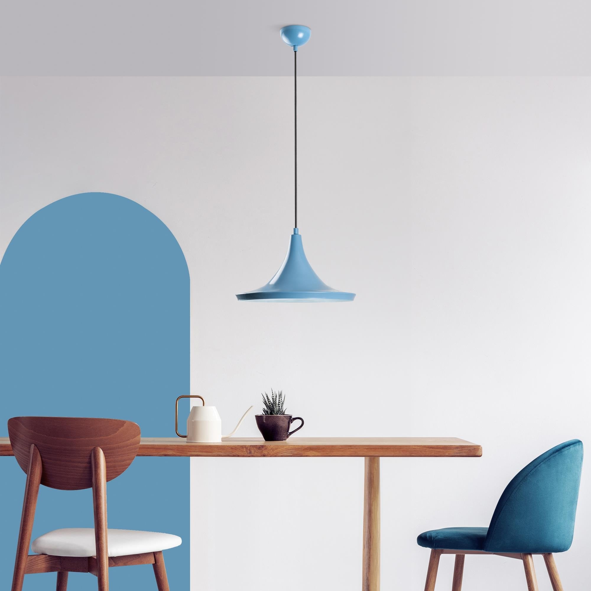 Tom 3531 Açık Mavi Sıvama Sarkıt Aydınlatma | ByLamp