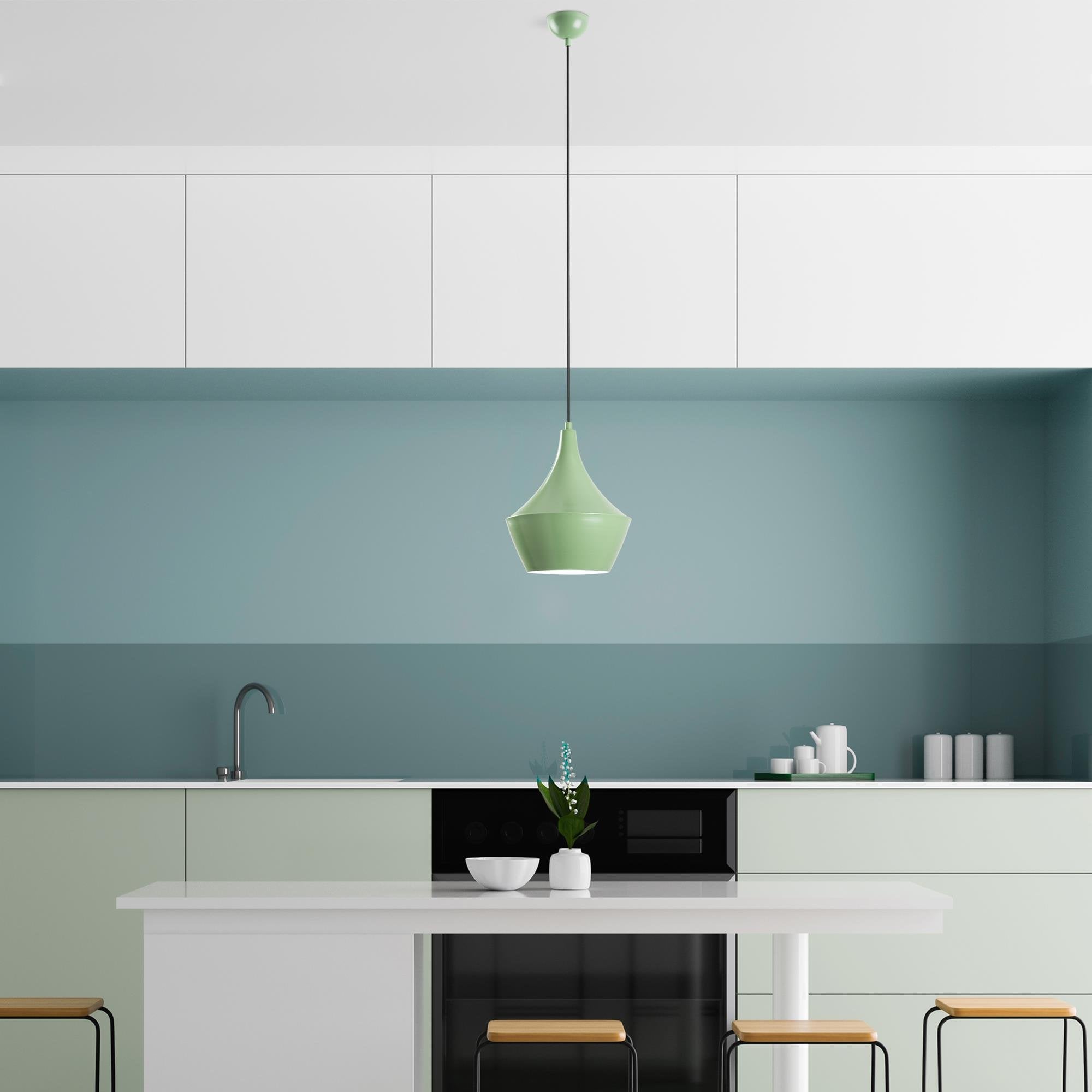 Tom 3551 Mint Yeşili Sıvama Sarkıt Aydınlatma | ByLamp