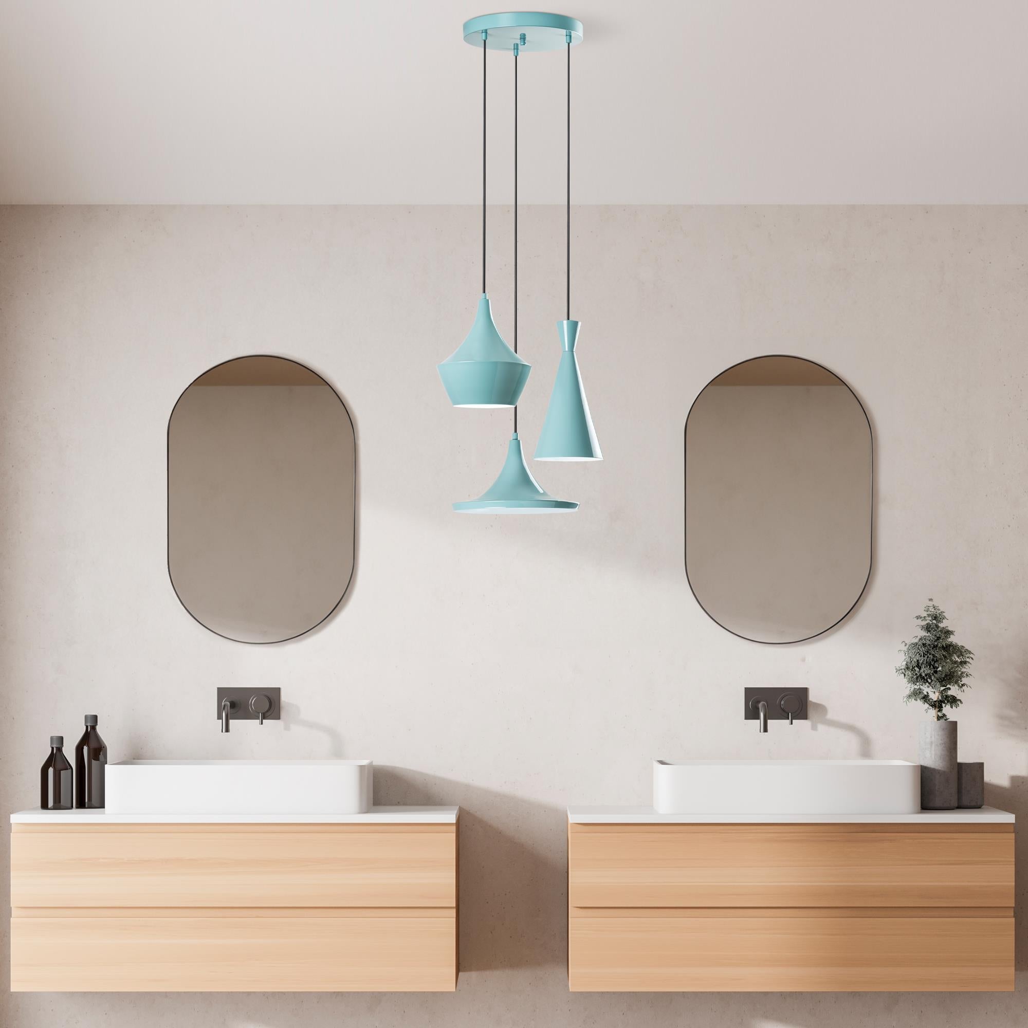 Tom 3556 Turkuaz Sıvama Sarkıt Aydınlatma | ByLamp