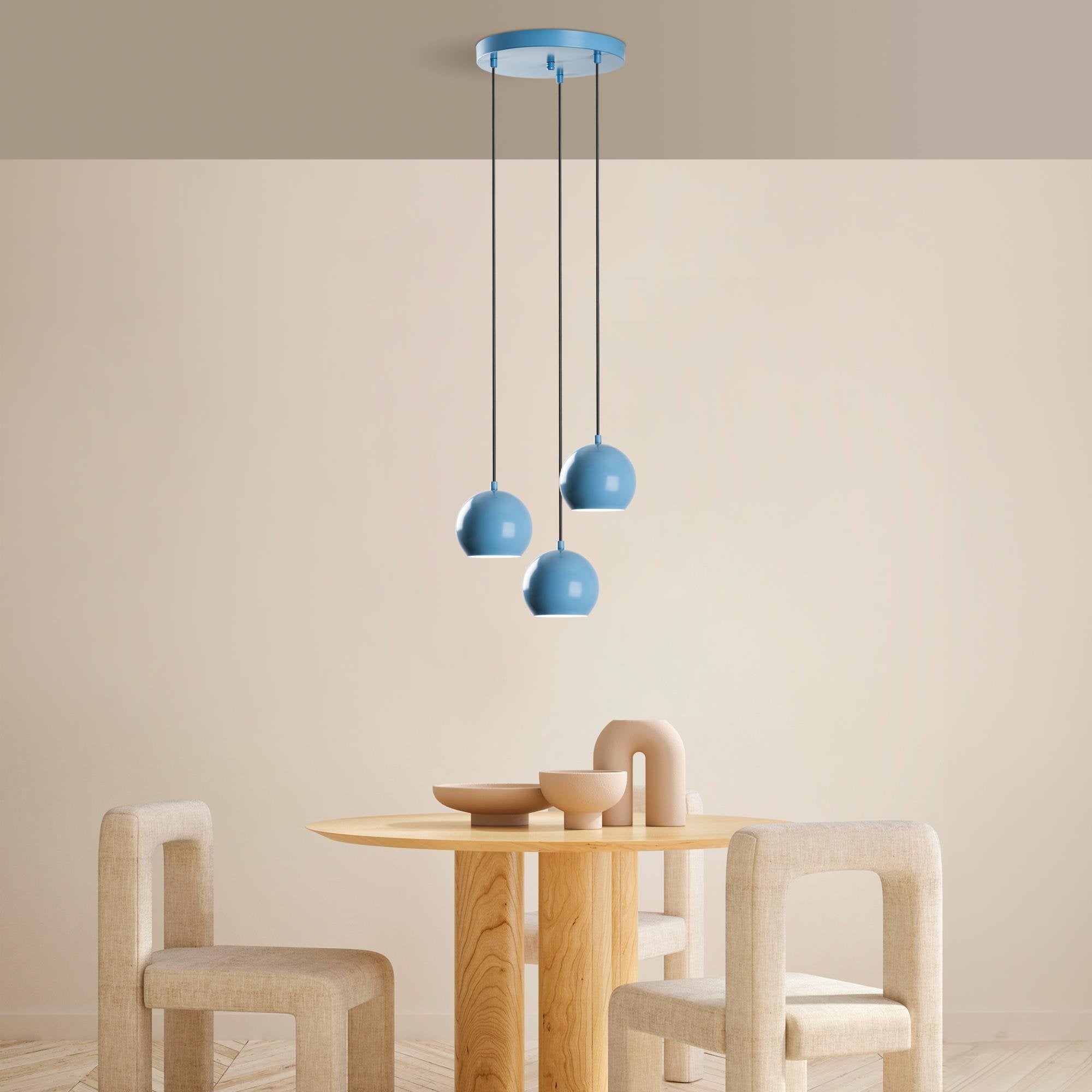 Top 15 241 1 Açık Mavi Sıvama Sarkıt Aydınlatma | ByLamp