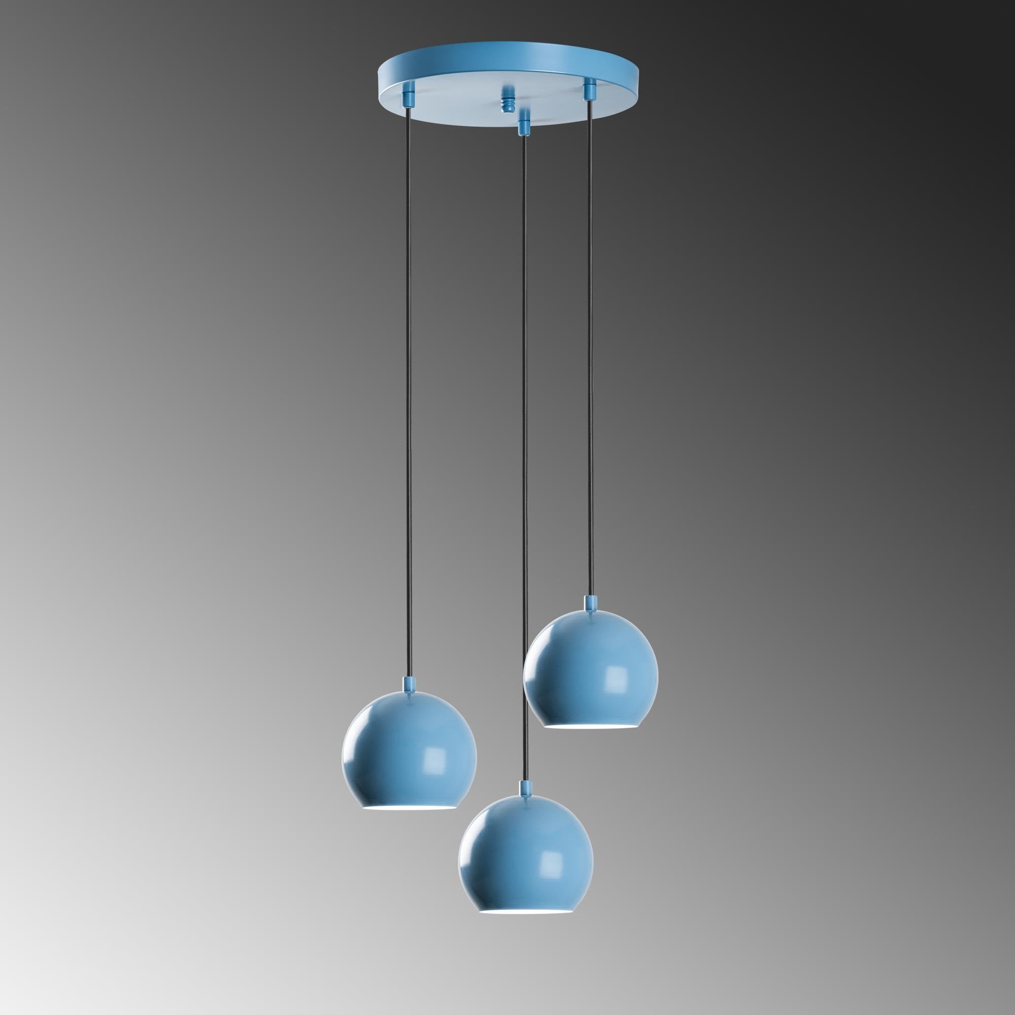 Top 15 241 1 Açık Mavi Sıvama Sarkıt Aydınlatma | ByLamp