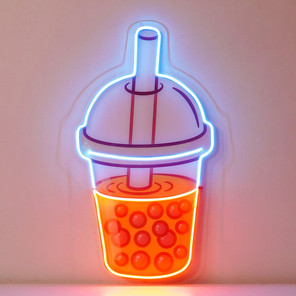 Turuncu Bubble Neon Lamba | ByLamp