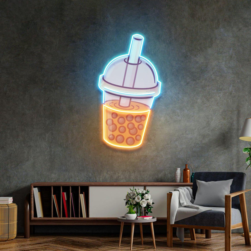 Turuncu Bubble Neon Lamba | ByLamp