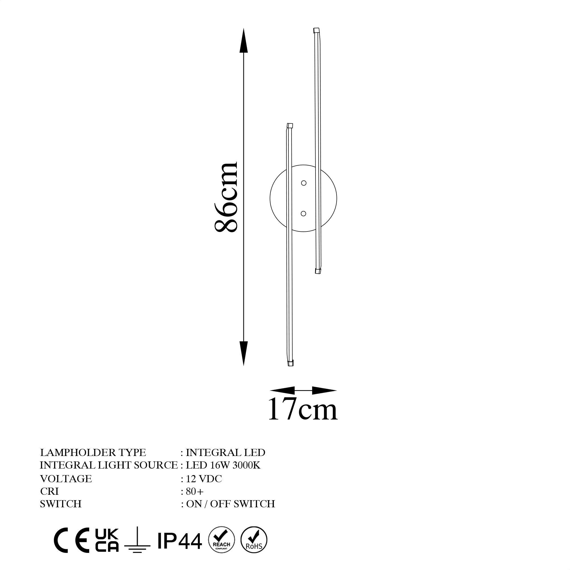 Umut 13298 Led Aplik Duvar Aydınlatma | ByLamp