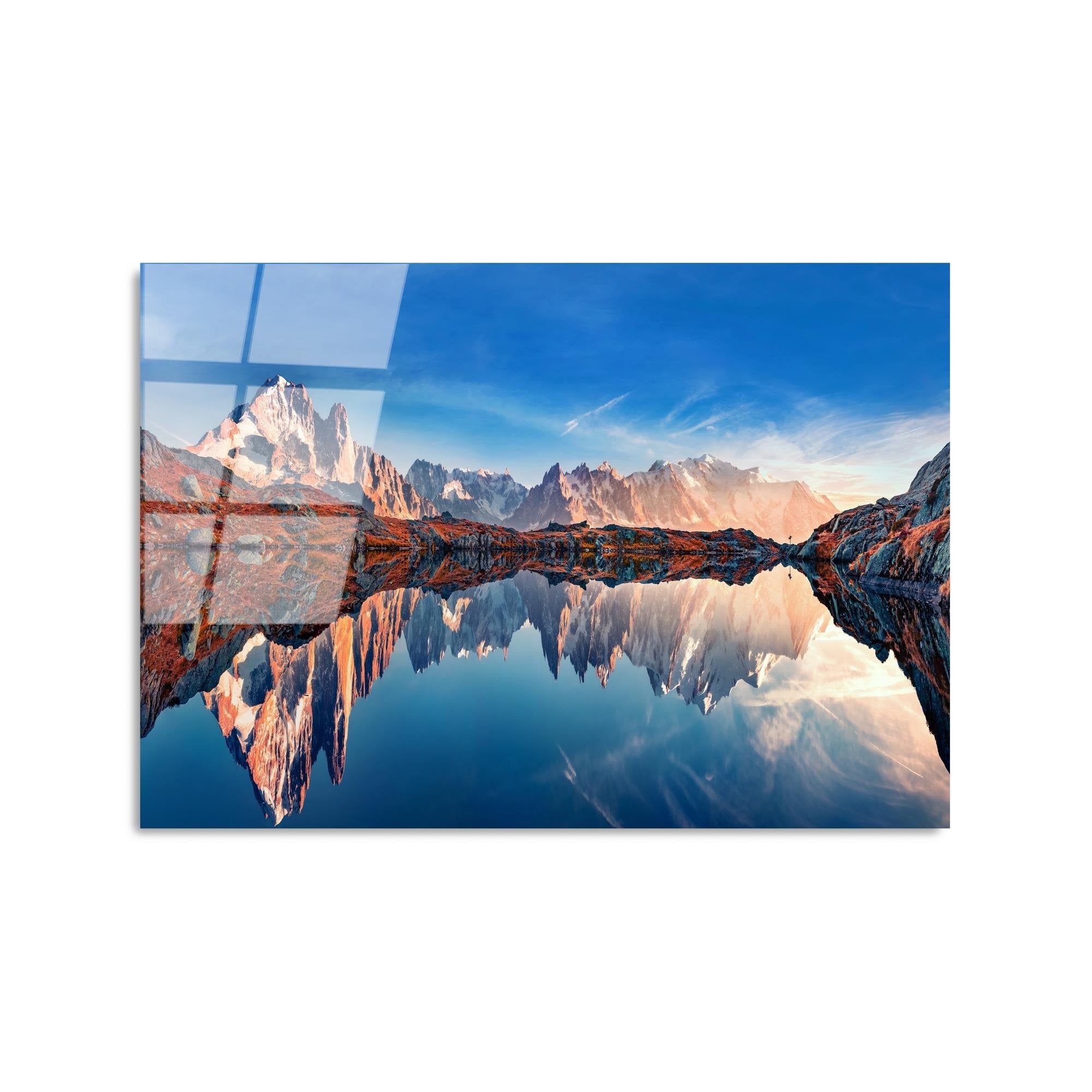 UV-329 Baskılı Cam Dikdörtgen Duvar Tablosu | ByLamp