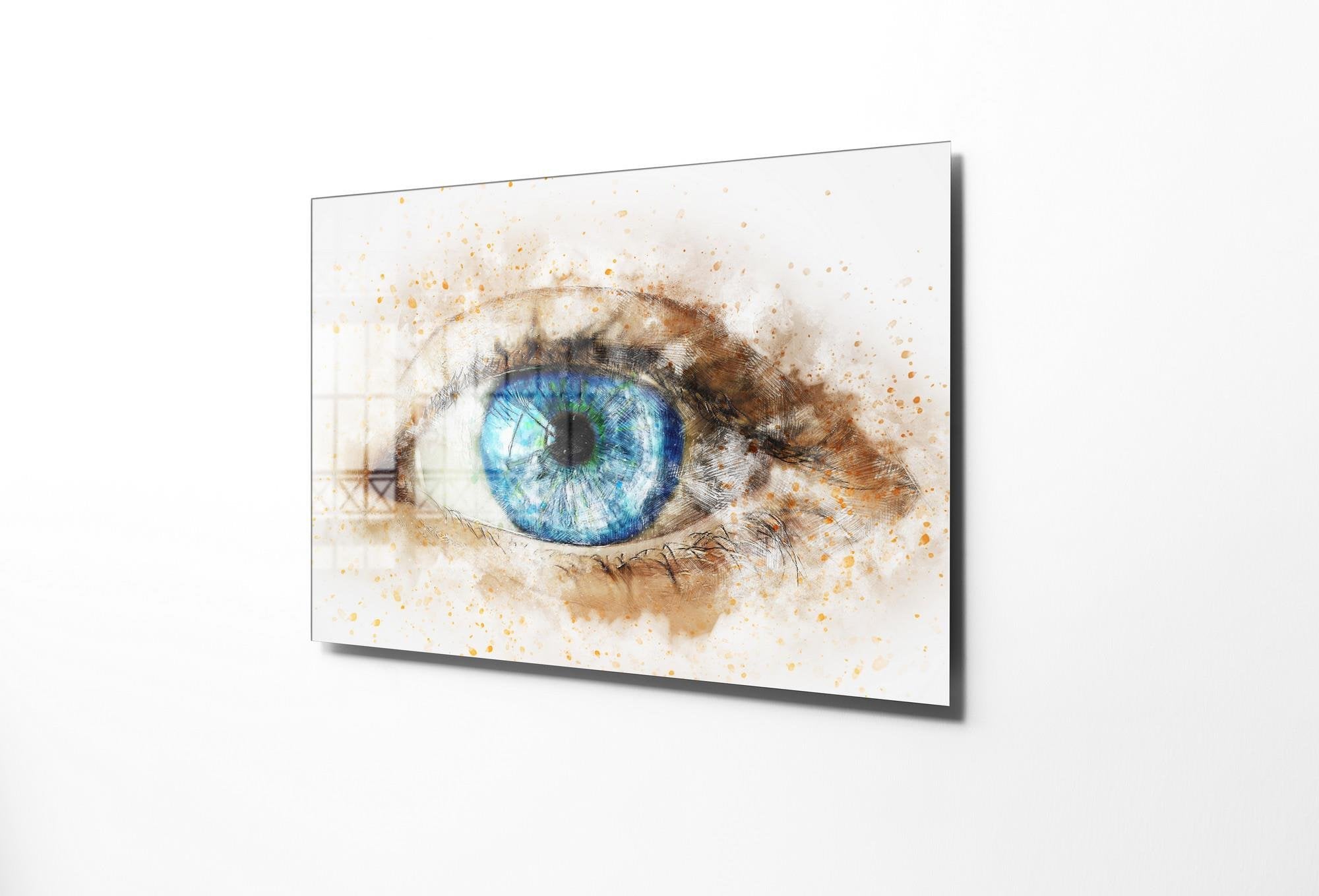 UV-006 Baskılı Cam Dikdörtgen Duvar Tablosu | ByLamp