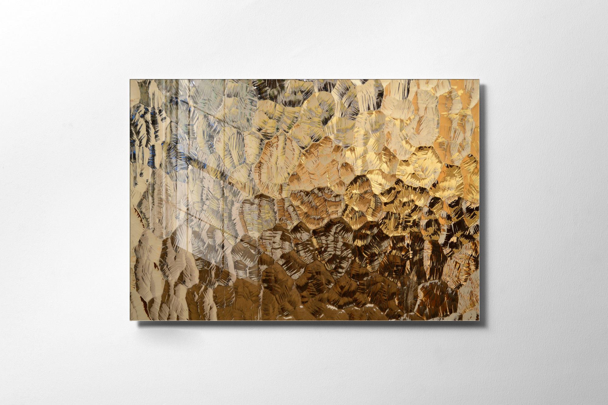 UV-007 Baskılı Cam Dikdörtgen Duvar Tablosu | ByLamp