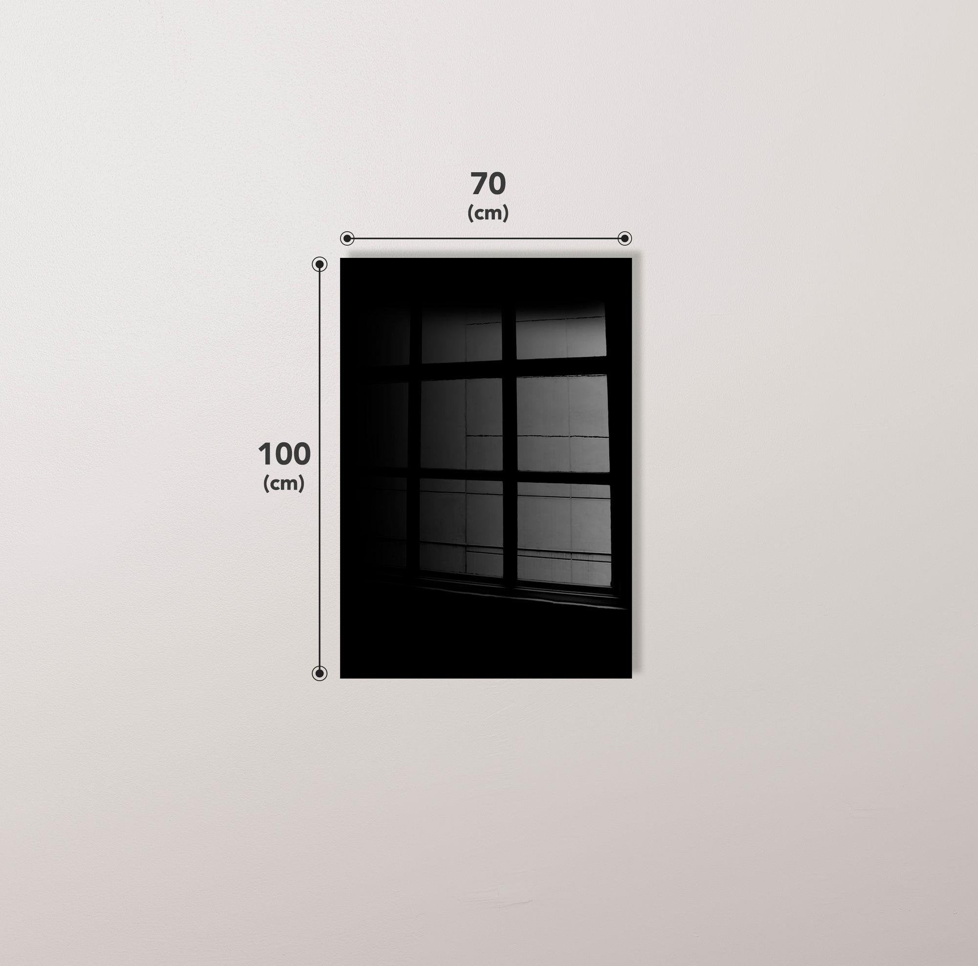 UV-028 Baskılı Cam Dikdörtgen Duvar Tablosu | ByLamp