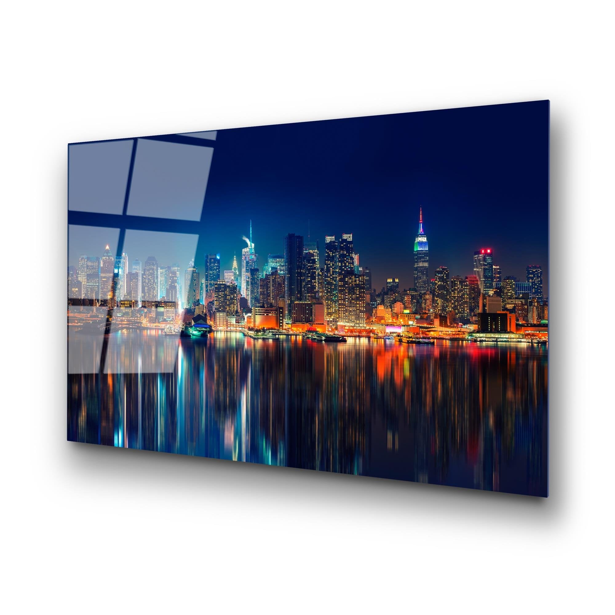 UV-039 Baskılı Cam Dikdörtgen Duvar Tablosu | ByLamp