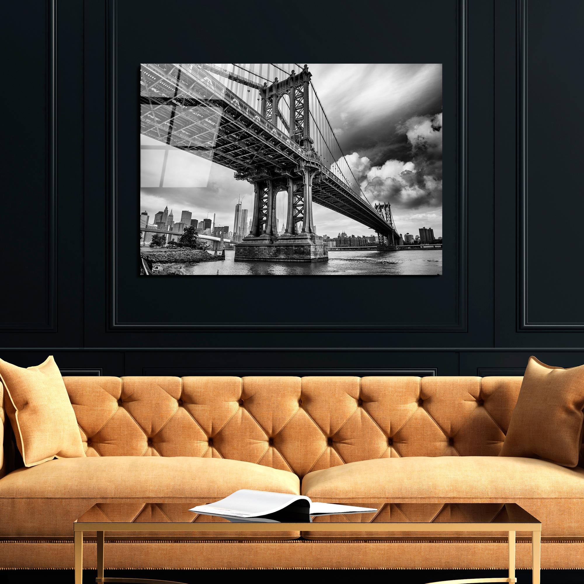 UV-041 Baskılı Cam Dikdörtgen Duvar Tablosu | ByLamp