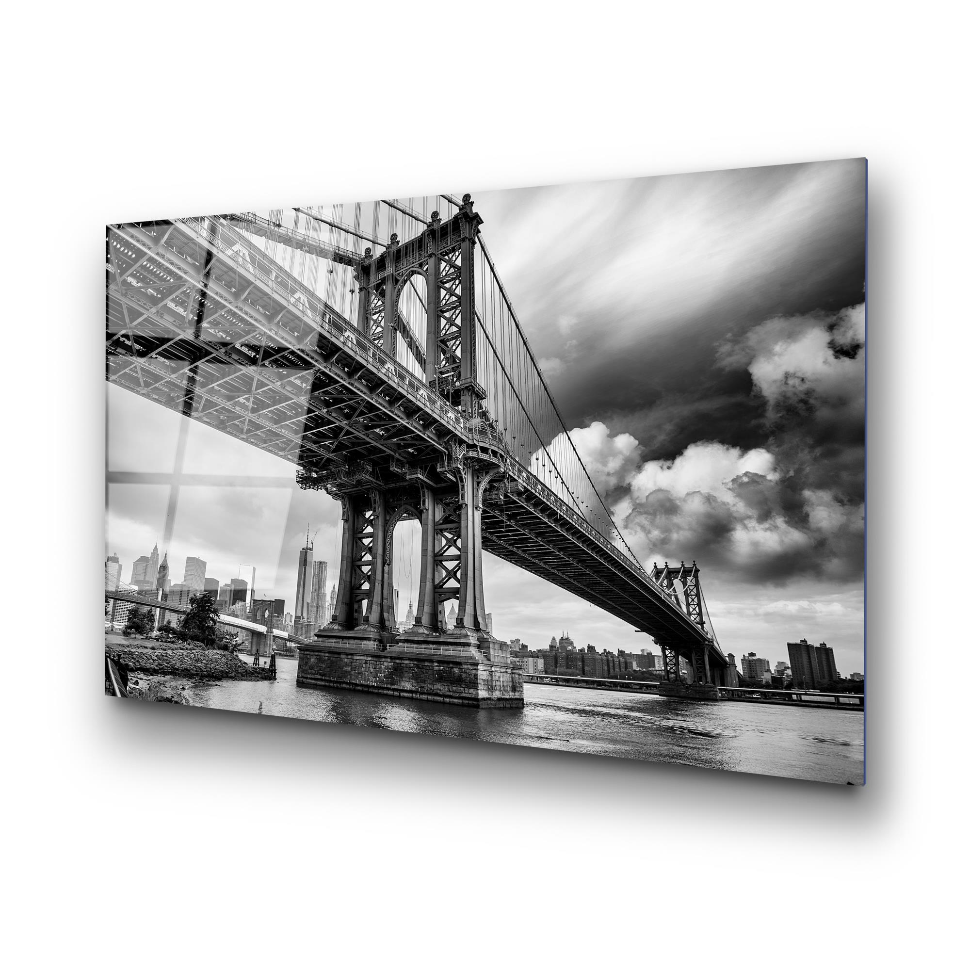 UV-041 Baskılı Cam Dikdörtgen Duvar Tablosu | ByLamp