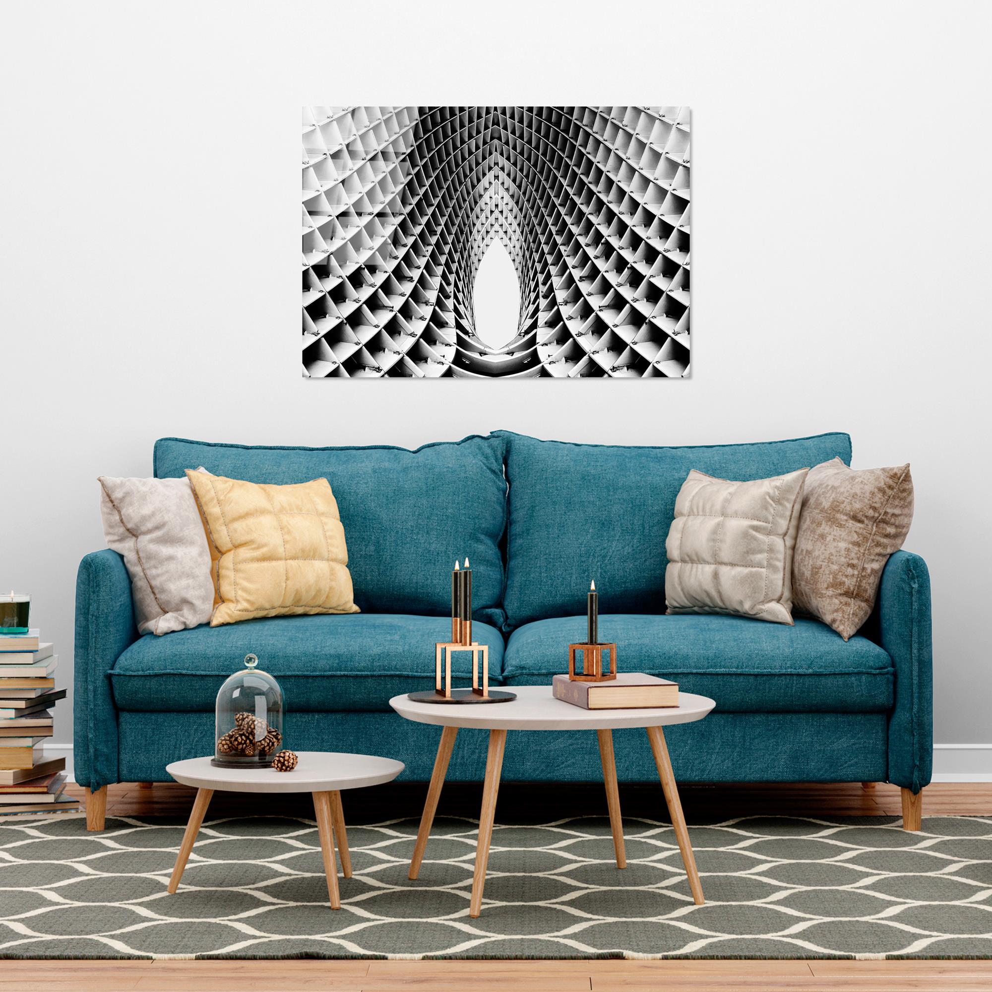 UV-056 Baskılı Cam Dikdörtgen Duvar Tablosu | ByLamp