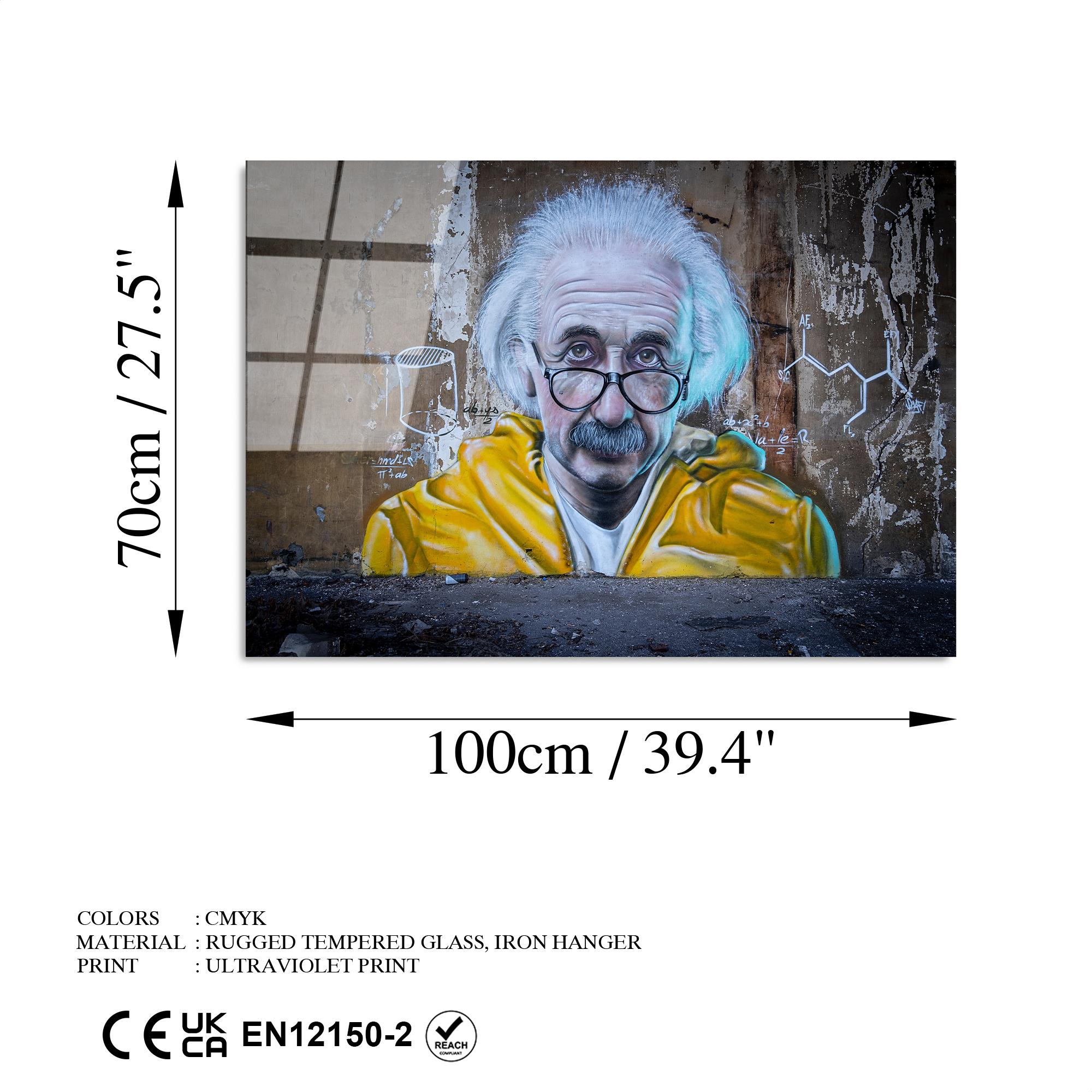 UV-057 Baskılı Cam Dikdörtgen Duvar Tablosu | ByLamp