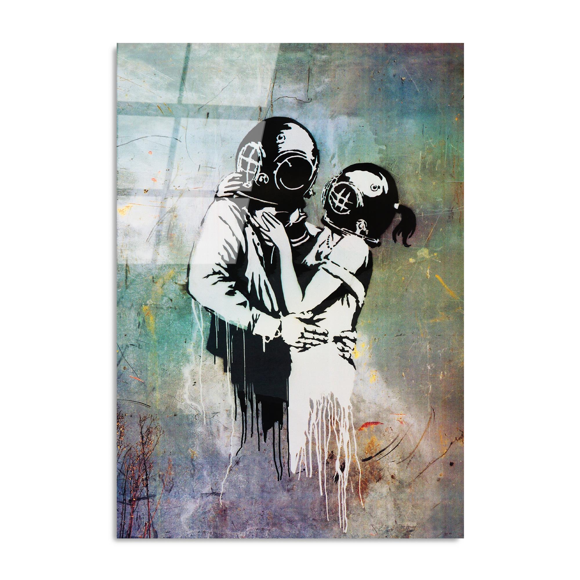 UV-064 Baskılı Cam Dikdörtgen Duvar Tablosu | ByLamp