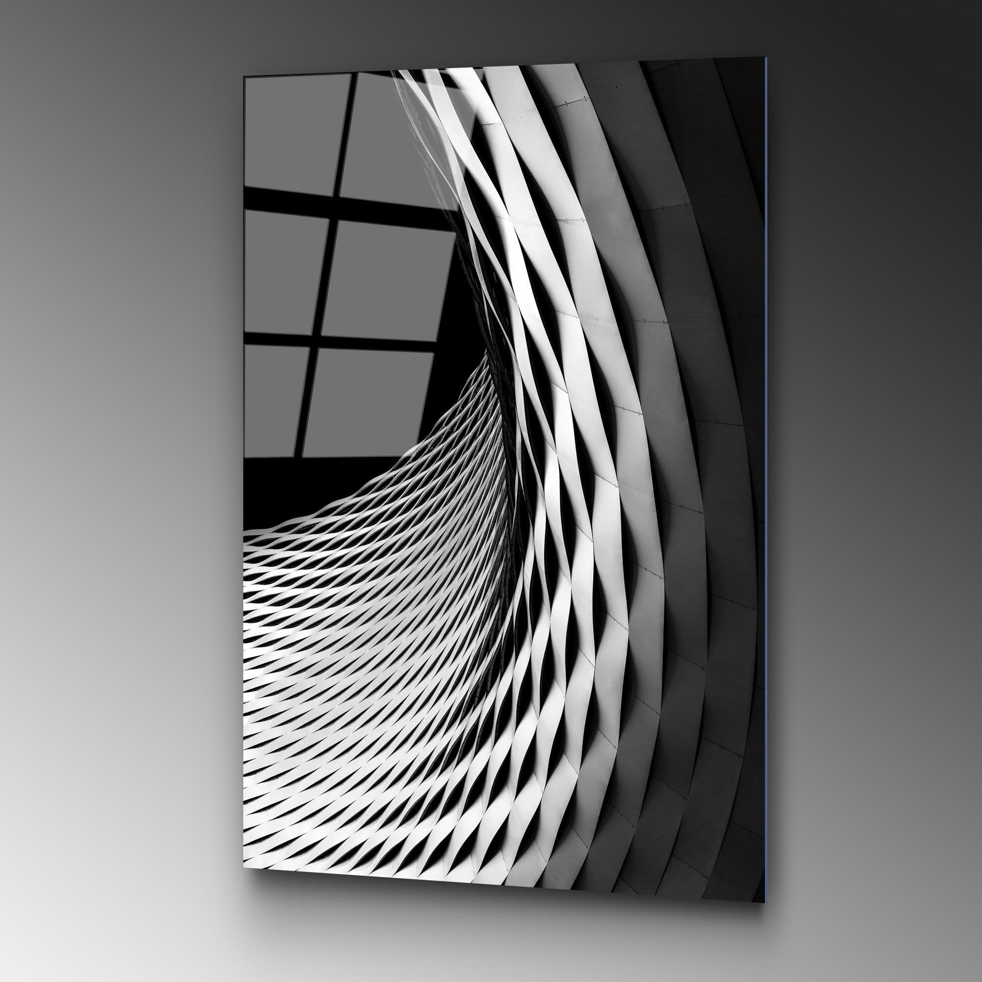 UV-065 Baskılı Cam Dikdörtgen Duvar Tablosu | ByLamp