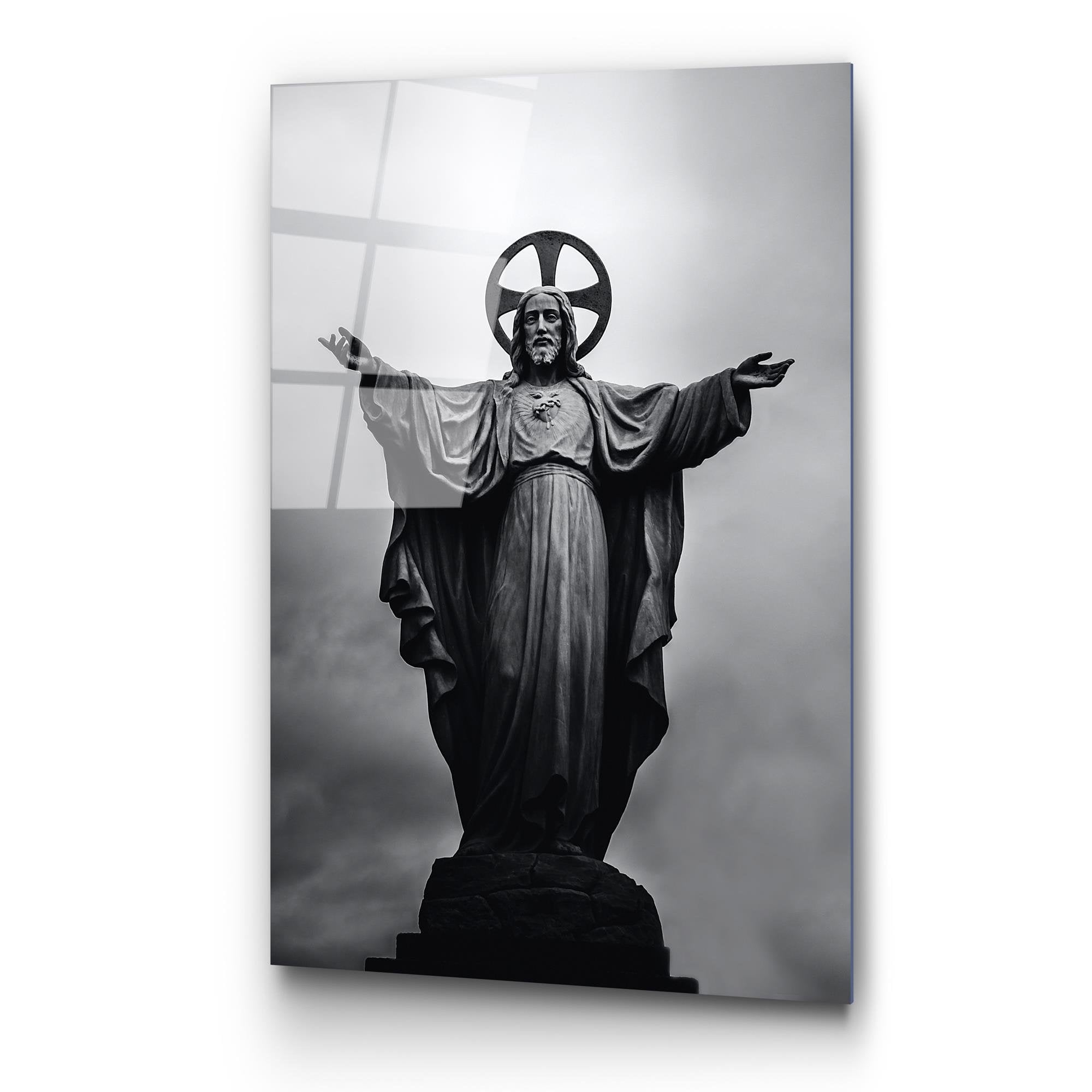 UV-066 Baskılı Cam Dikdörtgen Duvar Tablosu | ByLamp