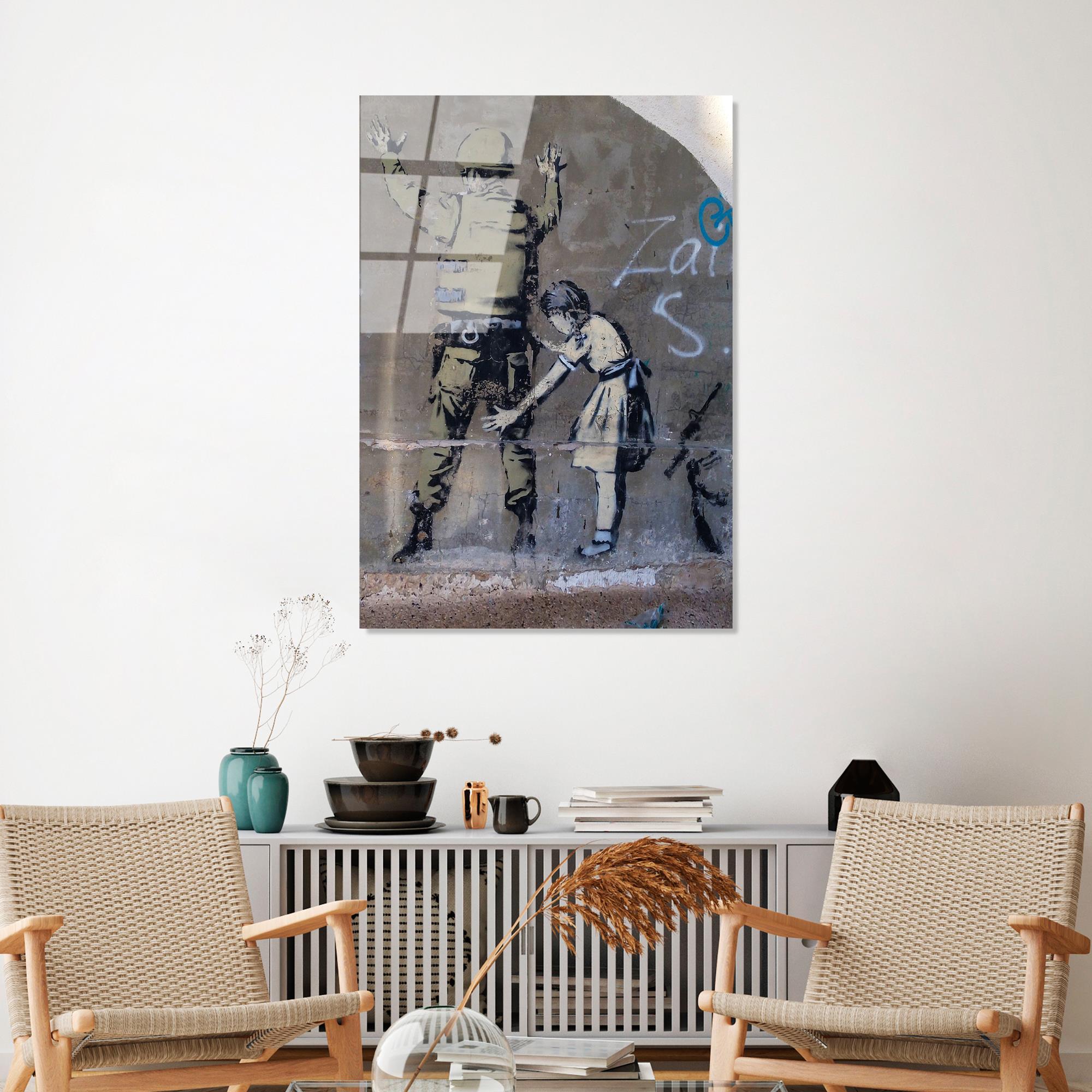 UV-067 Baskılı Cam Dikdörtgen Duvar Tablosu | ByLamp