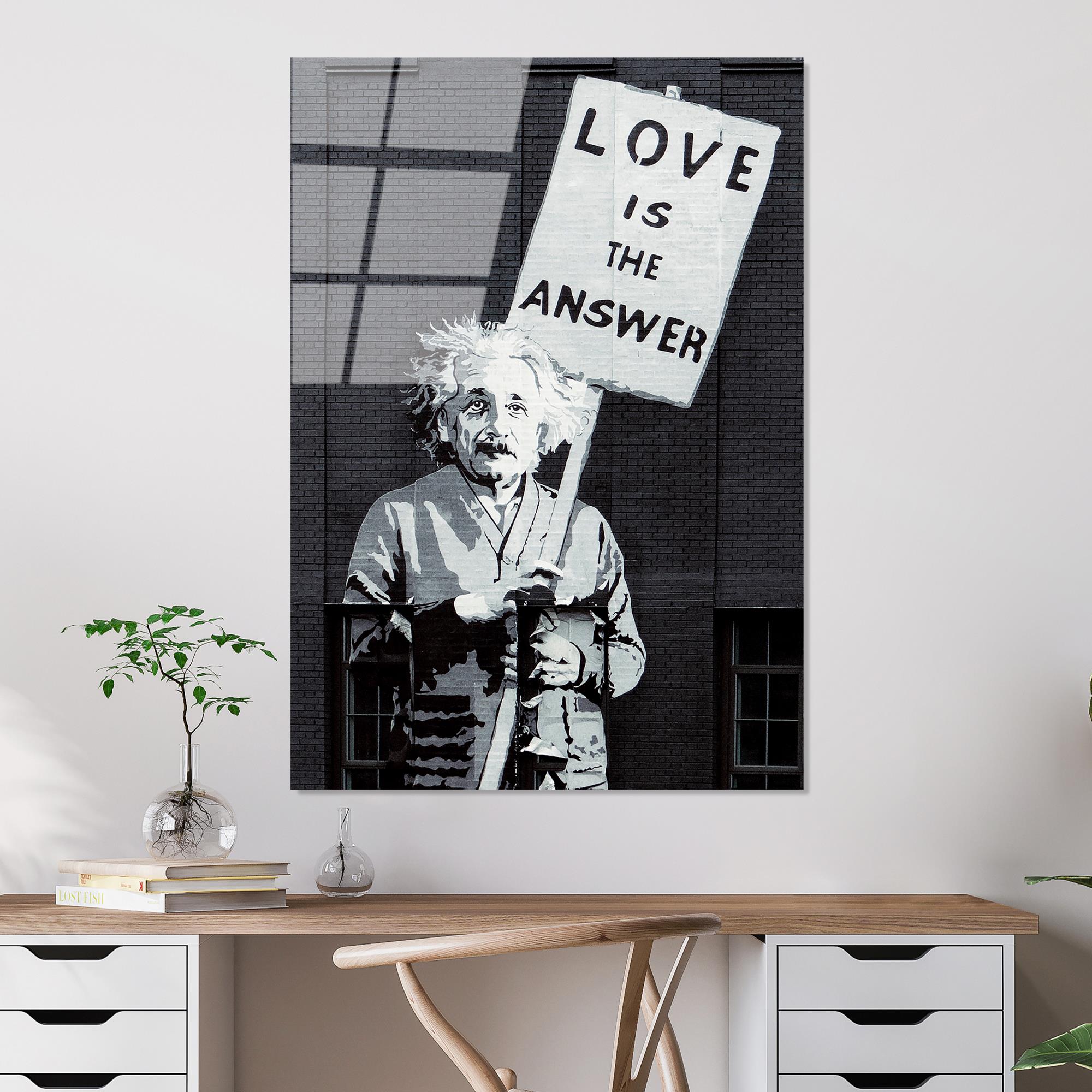 UV-071 Baskılı Cam Dikdörtgen Duvar Tablosu | ByLamp