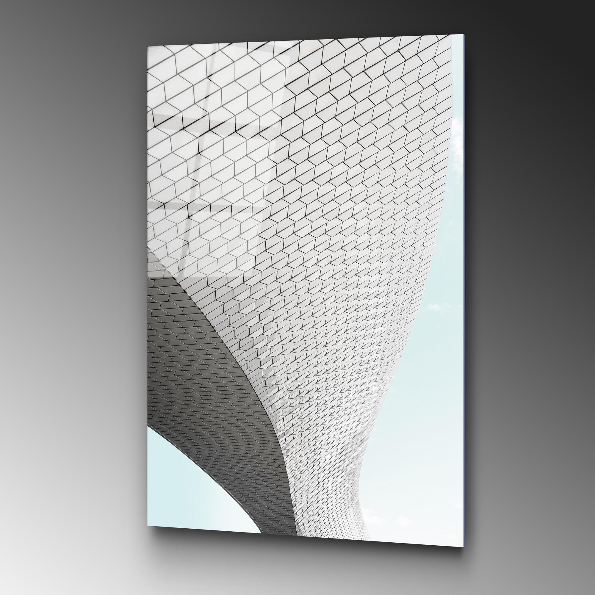 UV-073 Baskılı Cam Dikdörtgen Duvar Tablosu | ByLamp