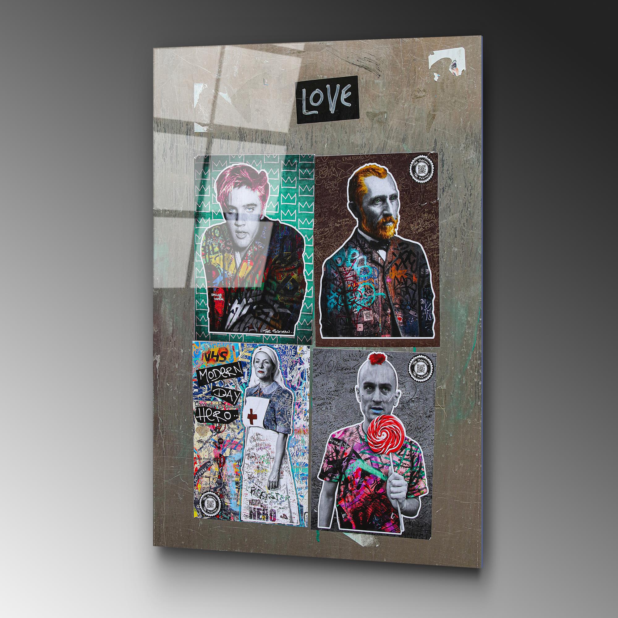 UV-075 Baskılı Cam Dikdörtgen Duvar Tablosu | ByLamp