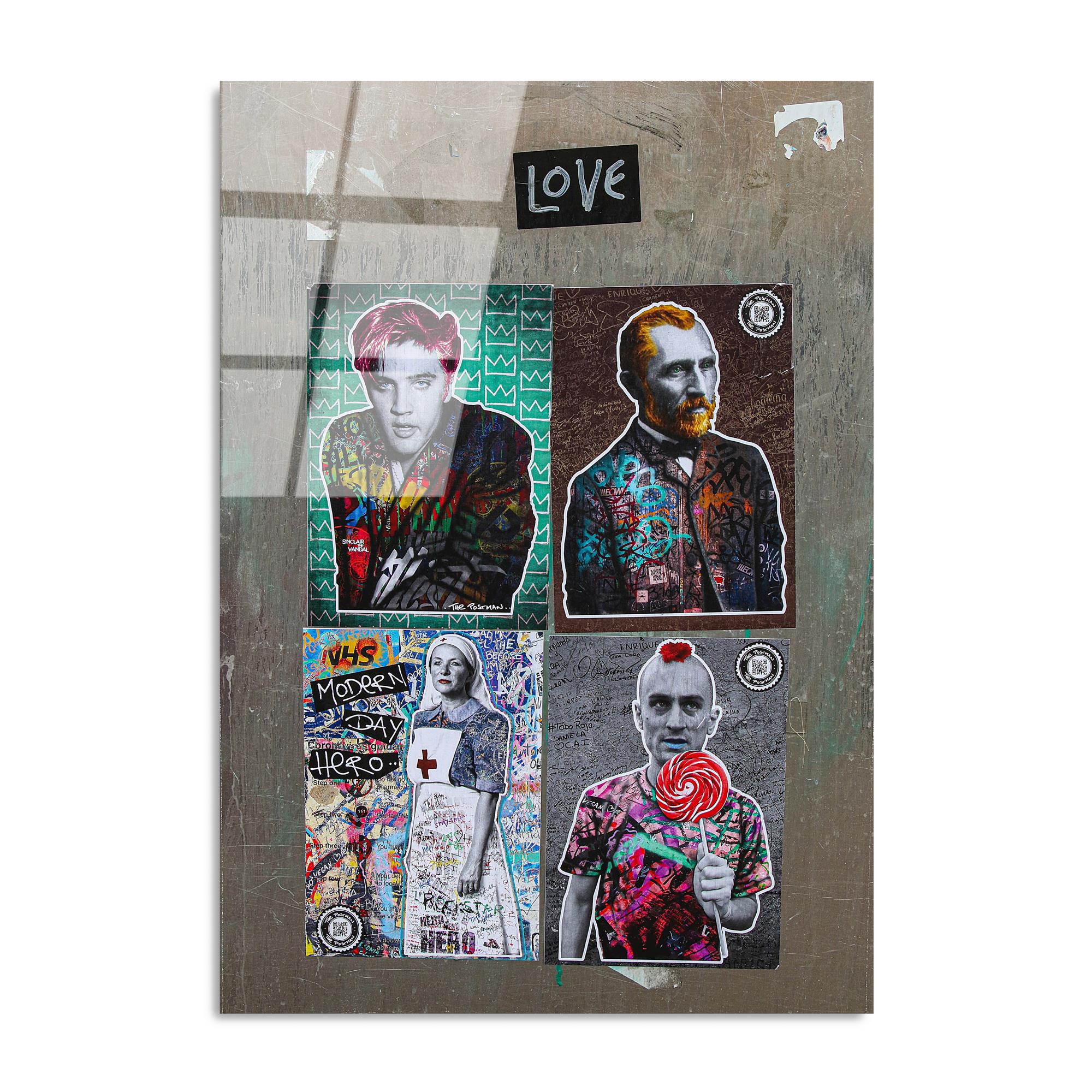 UV-075 Baskılı Cam Dikdörtgen Duvar Tablosu | ByLamp