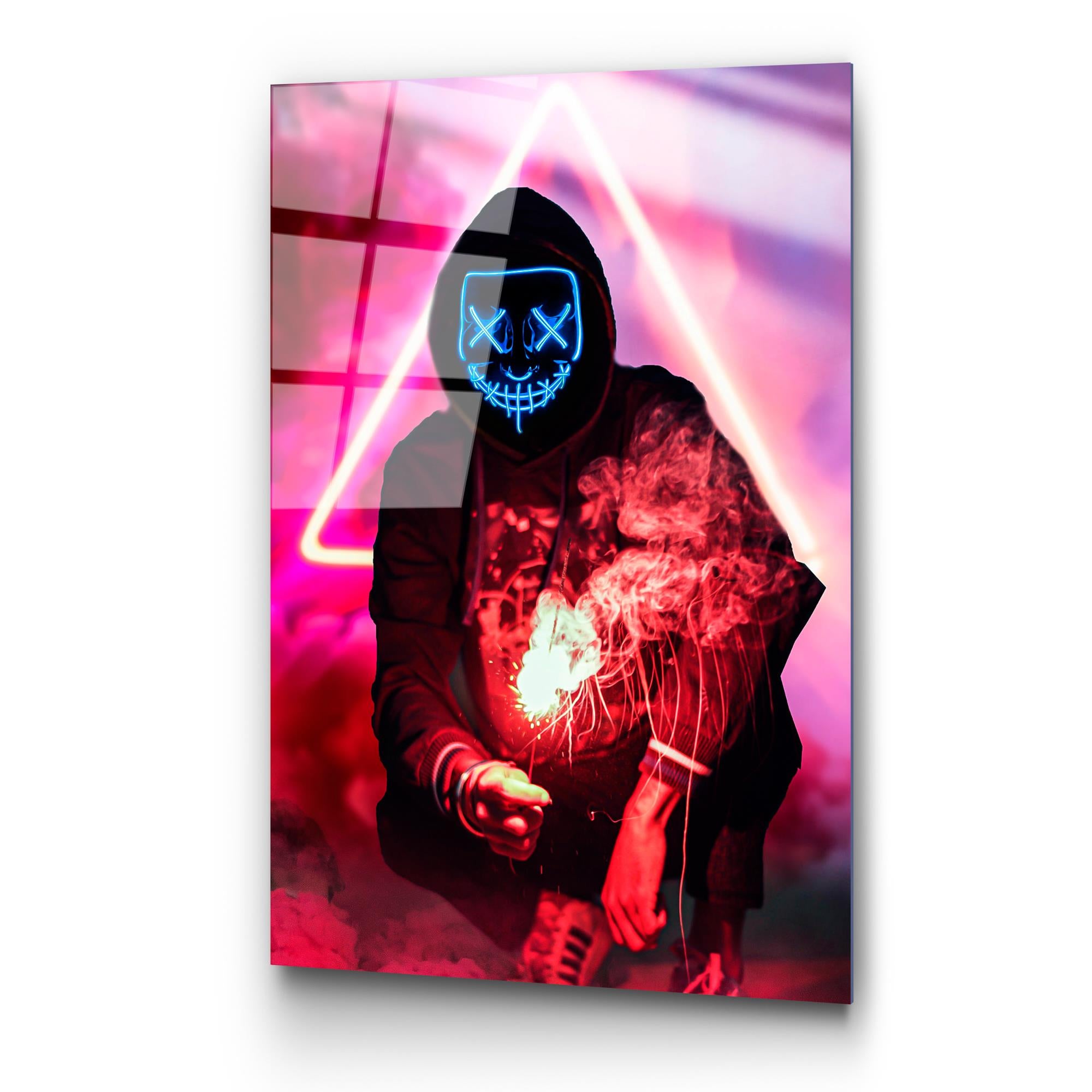 UV-078 Baskılı Cam Dikdörtgen Duvar Tablosu | ByLamp