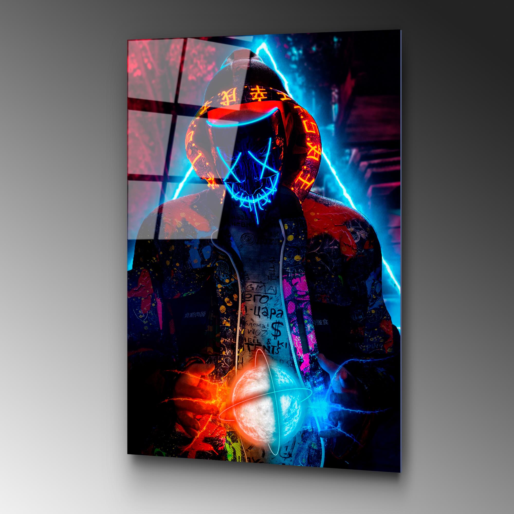 UV-079 Baskılı Cam Dikdörtgen Duvar Tablosu | ByLamp