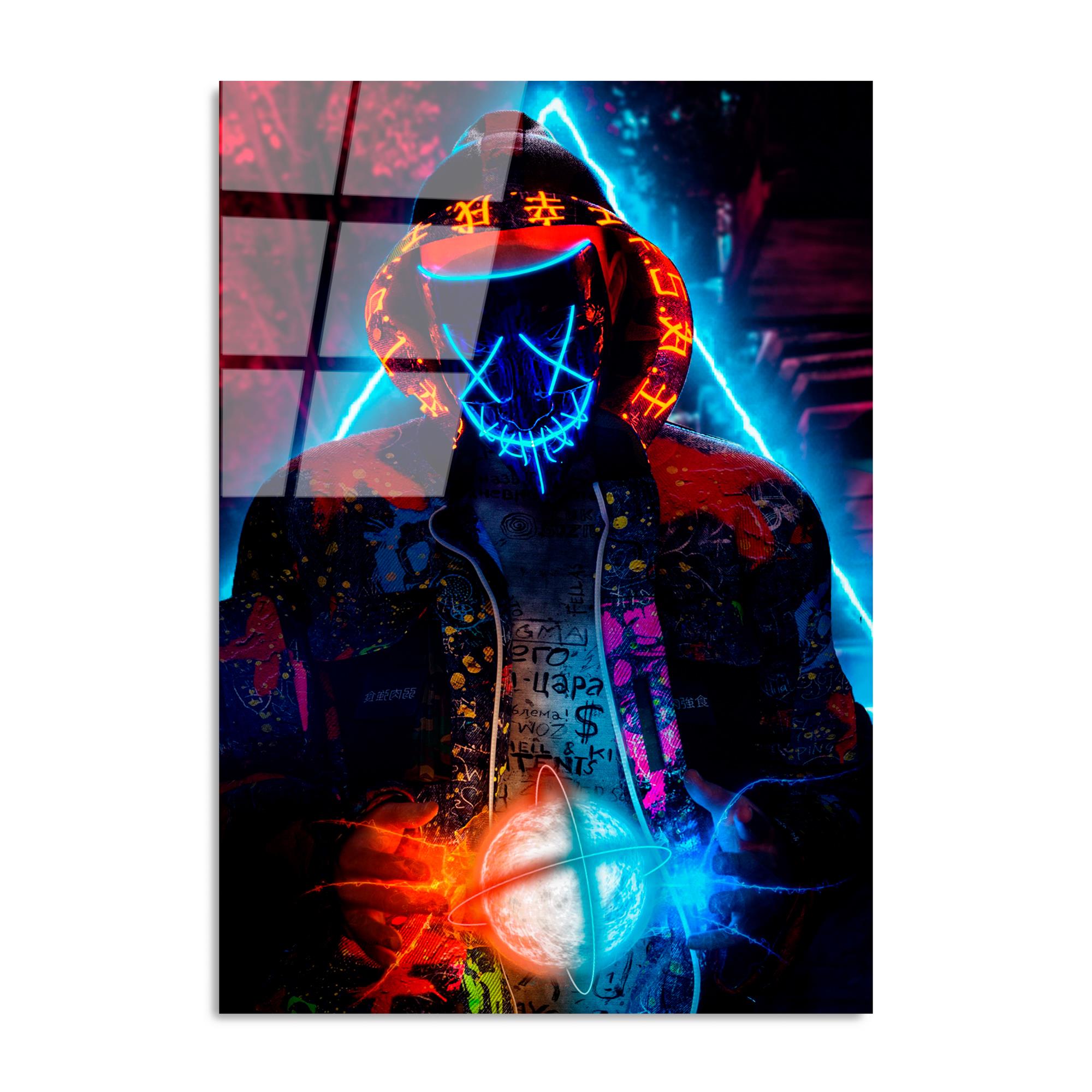 UV-079 Baskılı Cam Dikdörtgen Duvar Tablosu | ByLamp