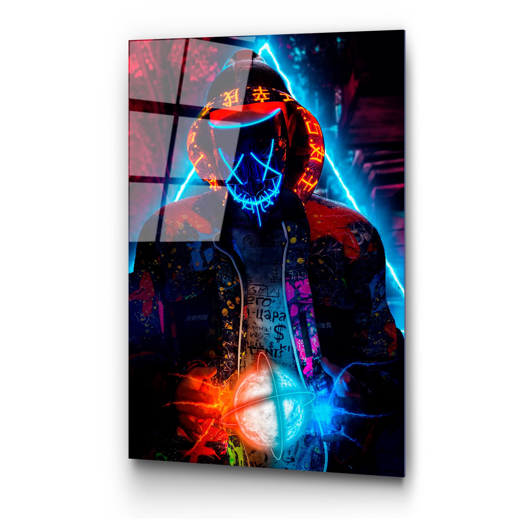 UV-079 Baskılı Cam Dikdörtgen Duvar Tablosu | ByLamp