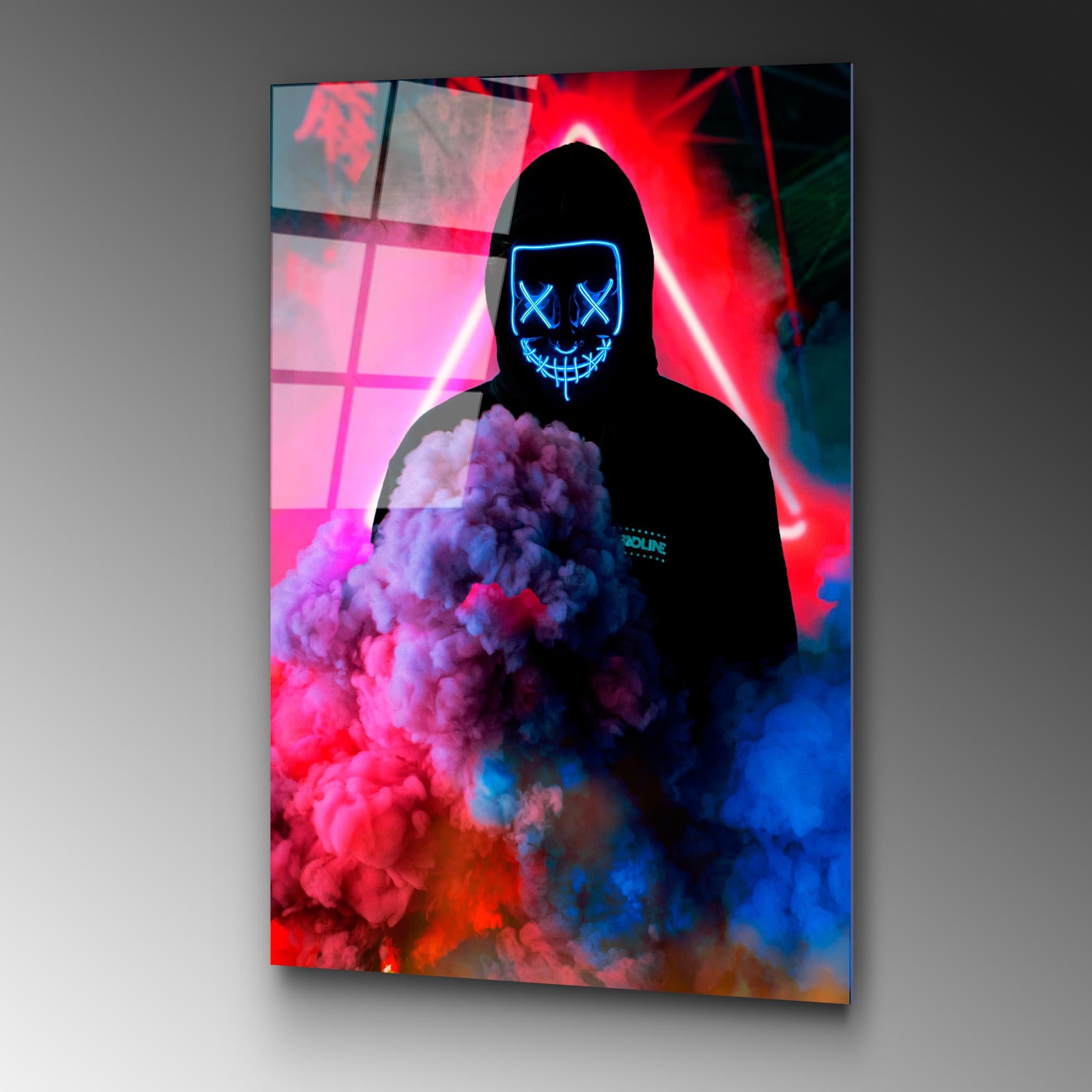 UV-080 Baskılı Cam Dikdörtgen Duvar Tablosu | ByLamp