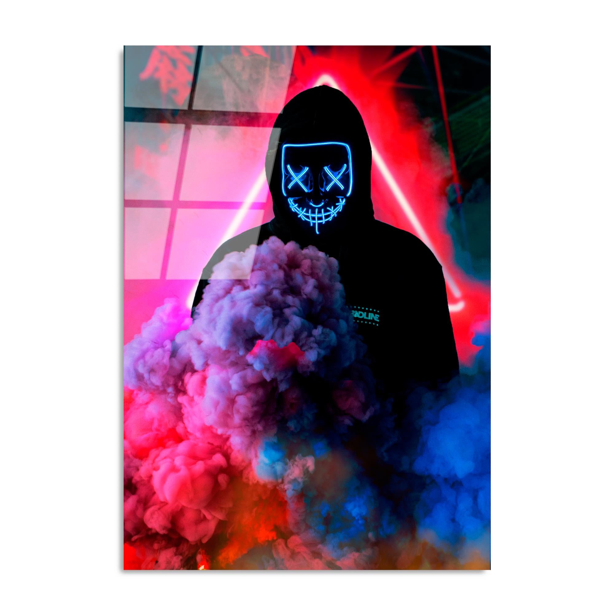 UV-080 Baskılı Cam Dikdörtgen Duvar Tablosu | ByLamp