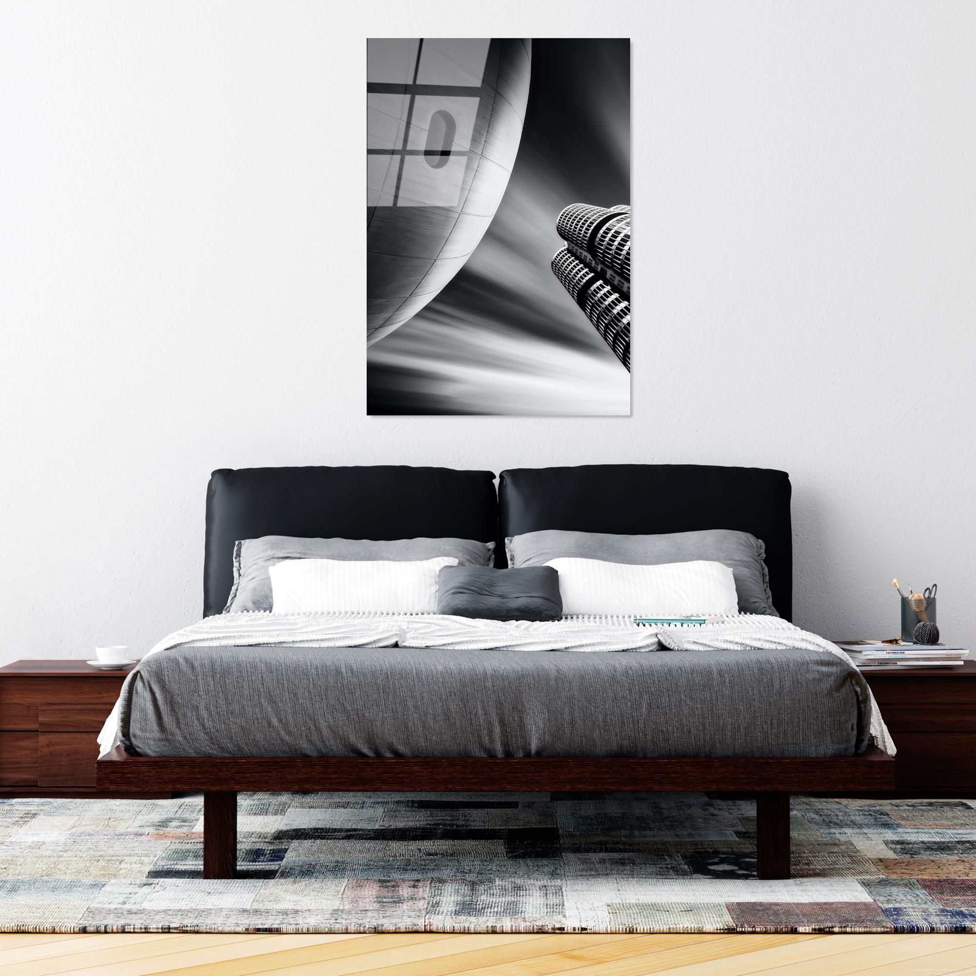 UV-083 Baskılı Cam Dikdörtgen Duvar Tablosu | ByLamp