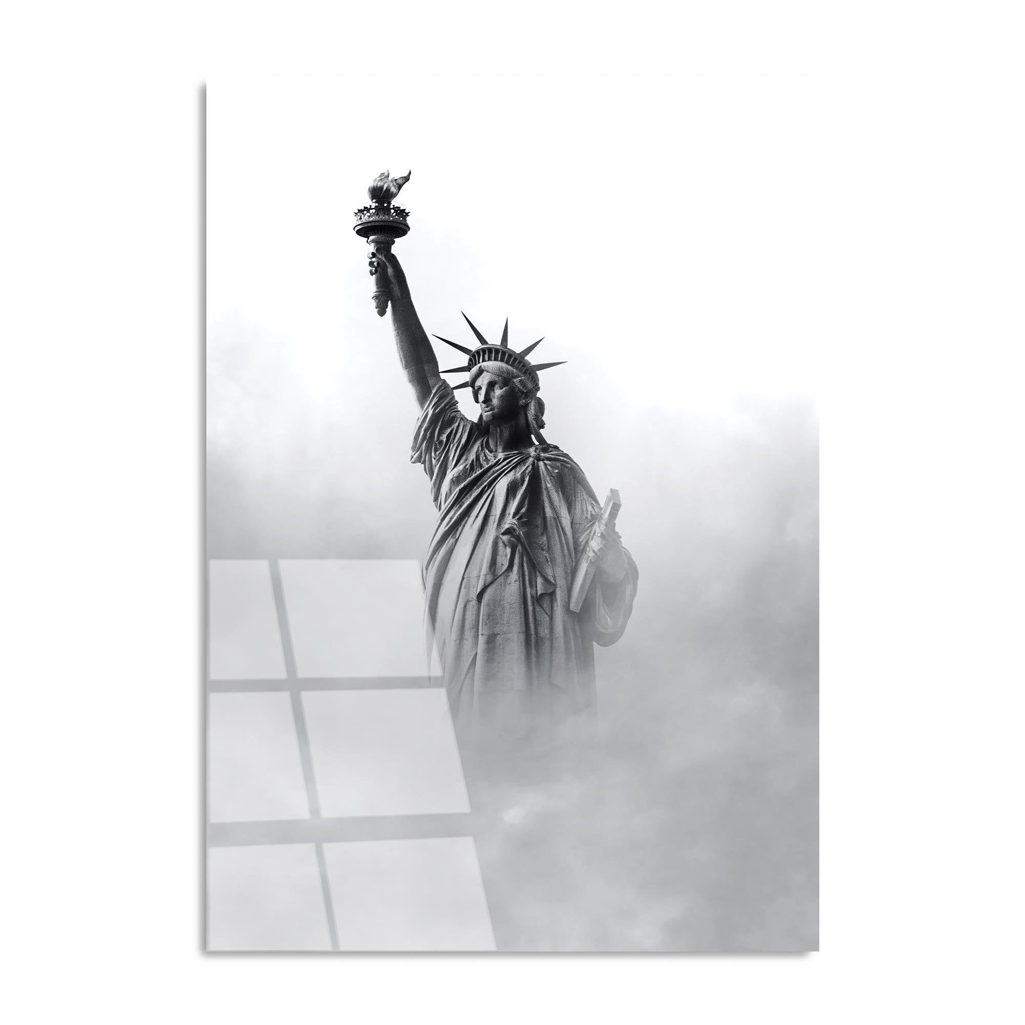 UV-085 Baskılı Cam Dikdörtgen Duvar Tablosu | ByLamp