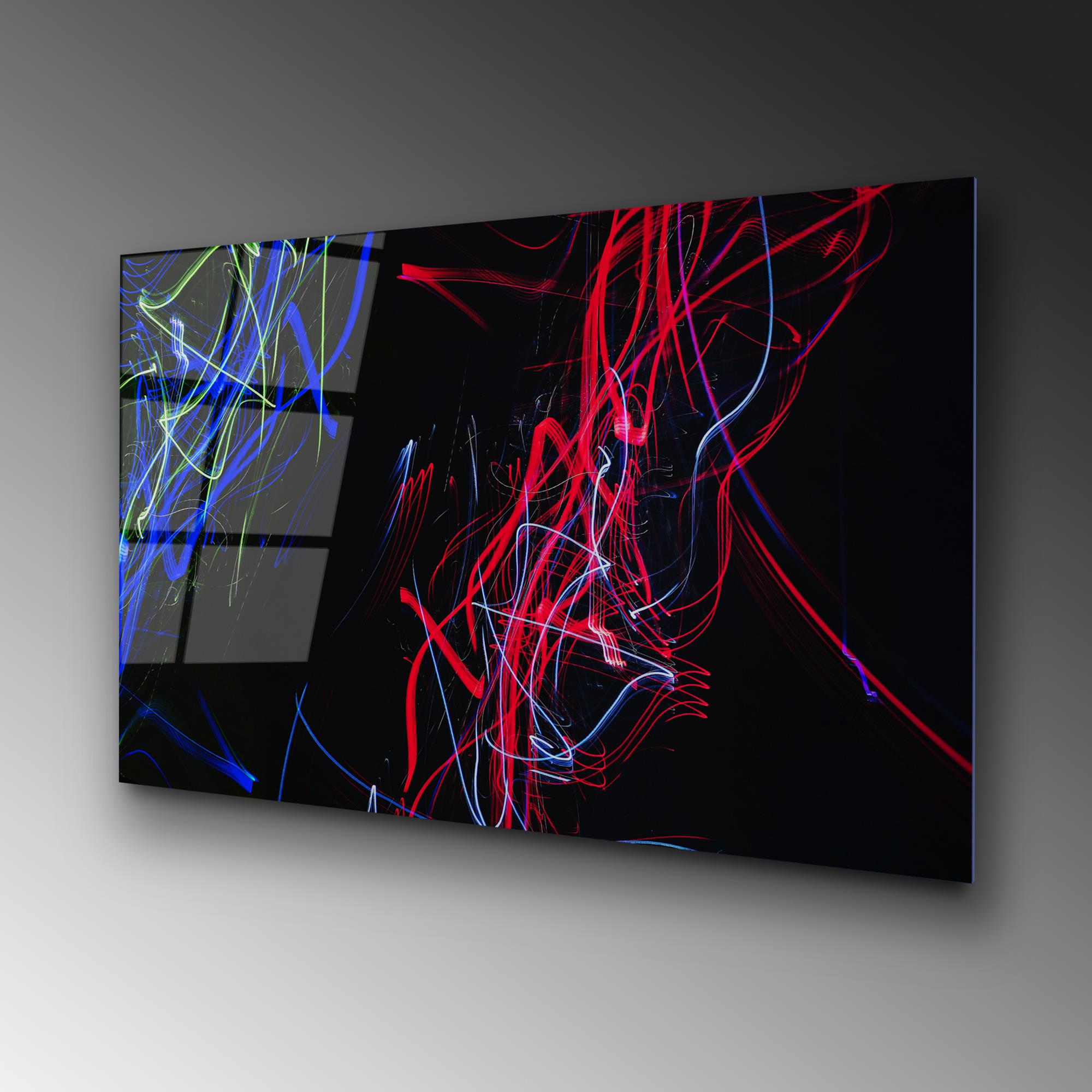 UV-092 Baskılı Cam Dikdörtgen Duvar Tablosu | ByLamp