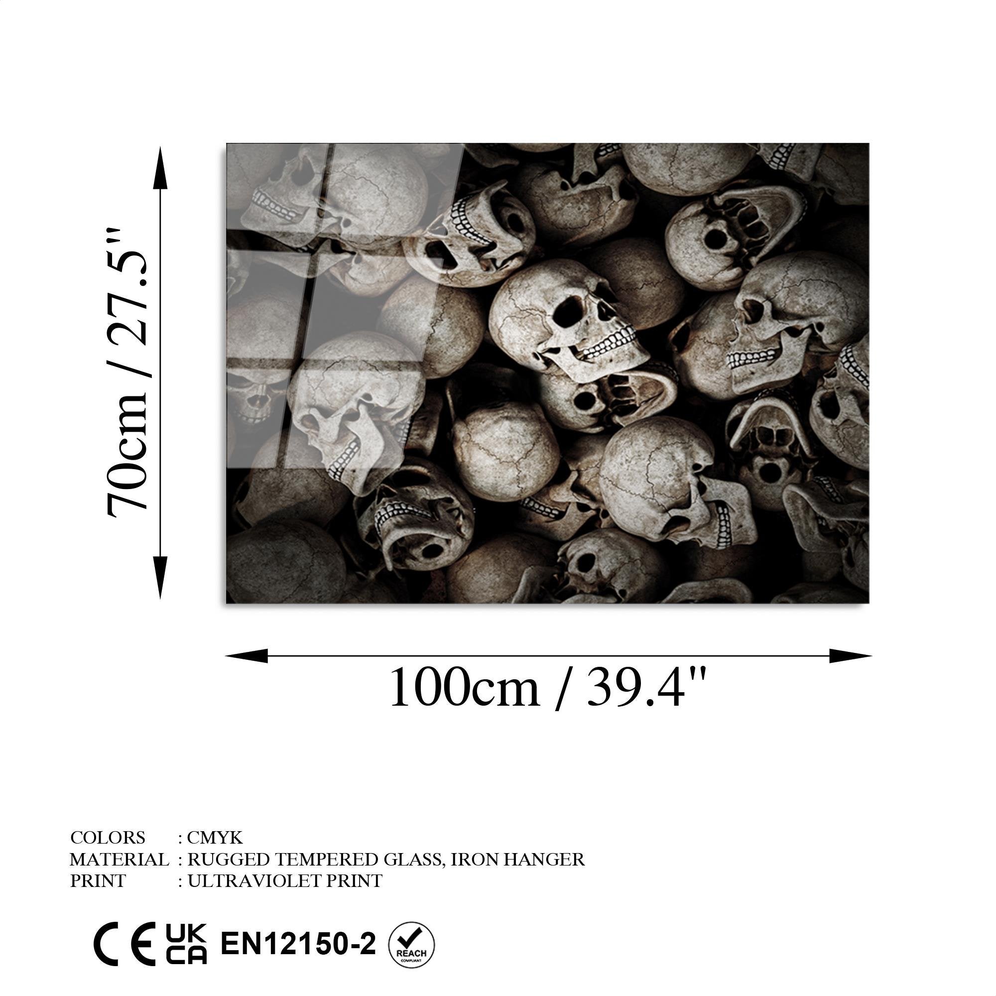 UV-094 Baskılı Cam Dikdörtgen Duvar Tablosu | ByLamp