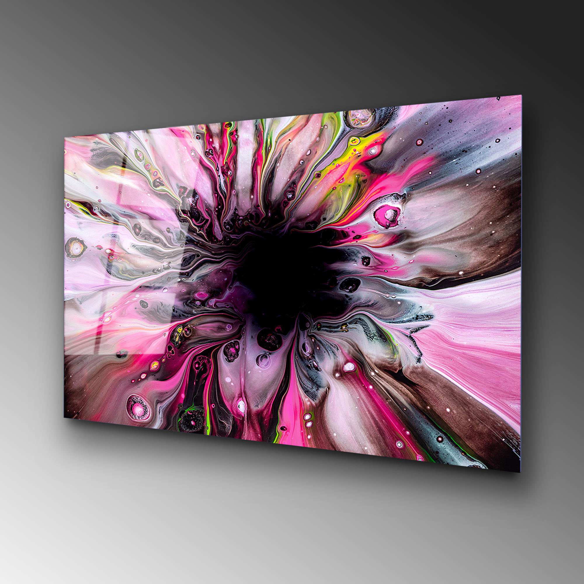 UV-096 Baskılı Cam Dikdörtgen Duvar Tablosu | ByLamp