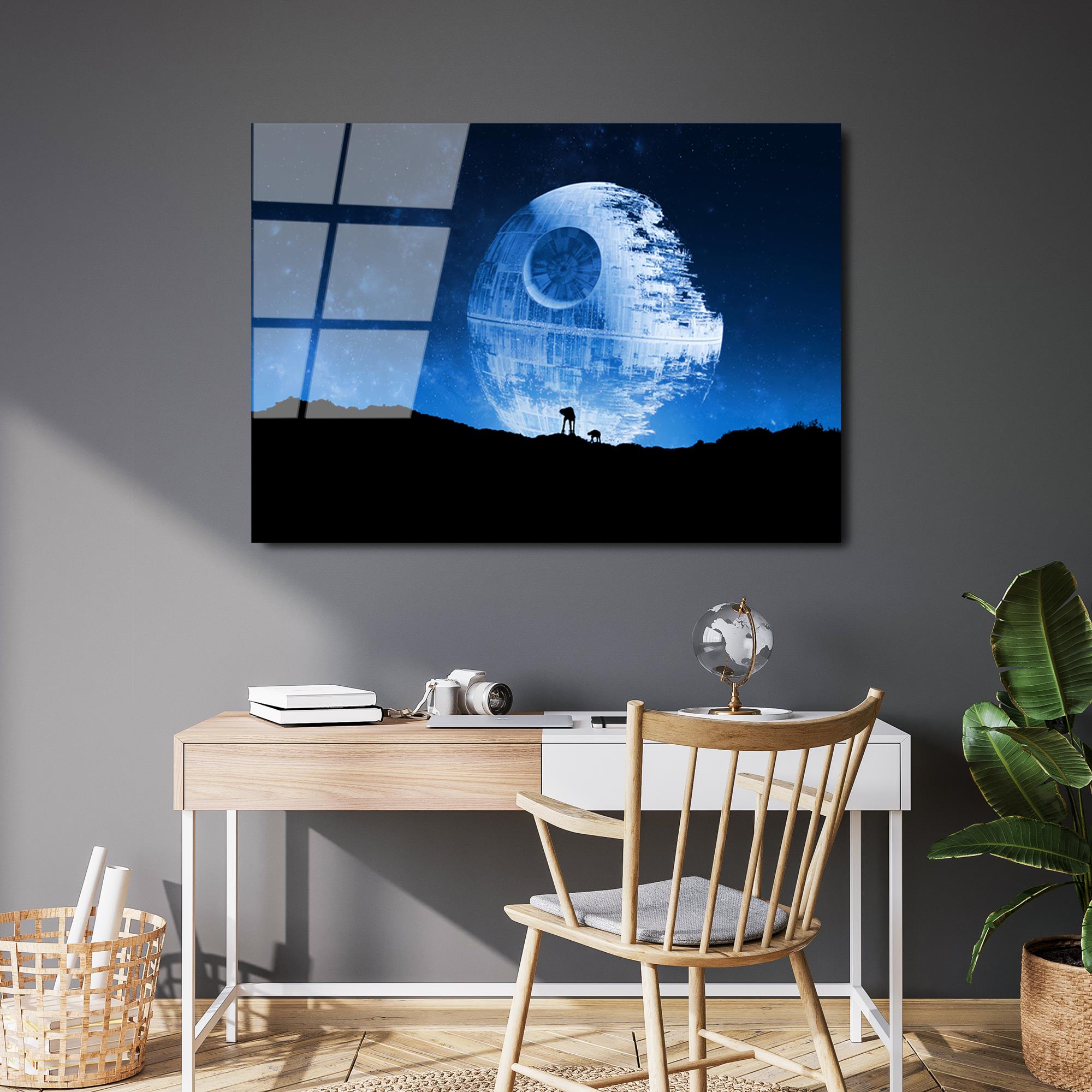 UV-098 Baskılı Cam Dikdörtgen Duvar Tablosu | ByLamp