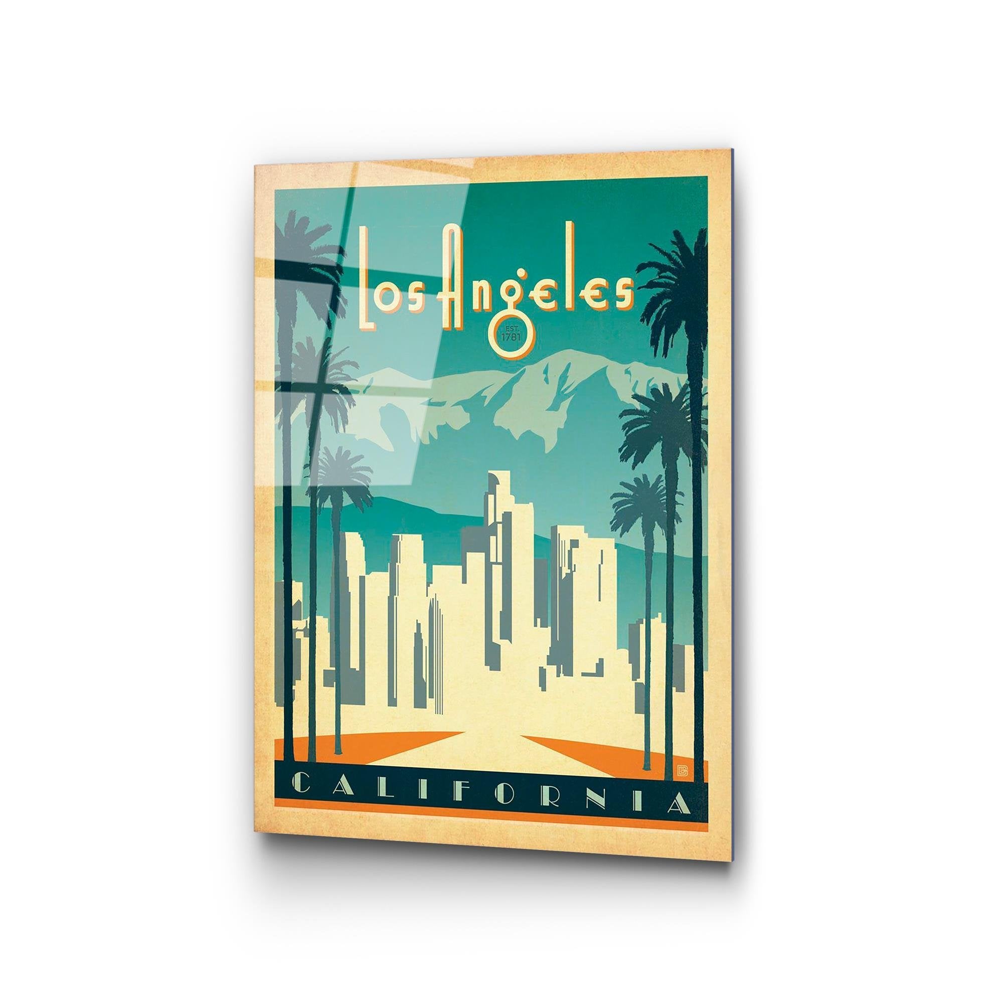 UV-1000 Baskılı Cam Dikdörtgen Duvar Tablosu | ByLamp