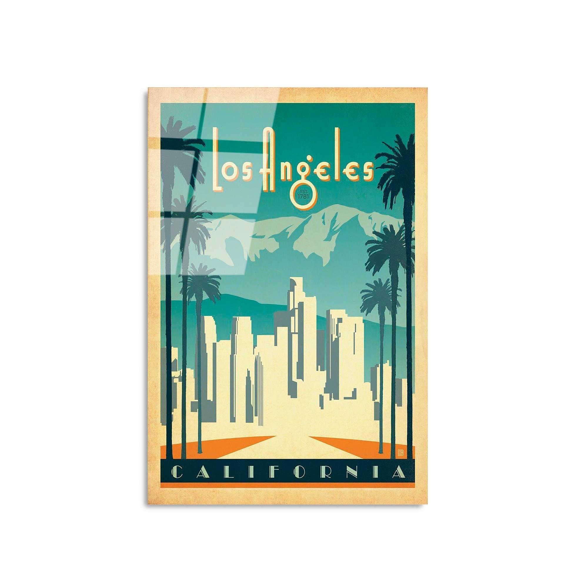 UV-1000 Baskılı Cam Dikdörtgen Duvar Tablosu | ByLamp