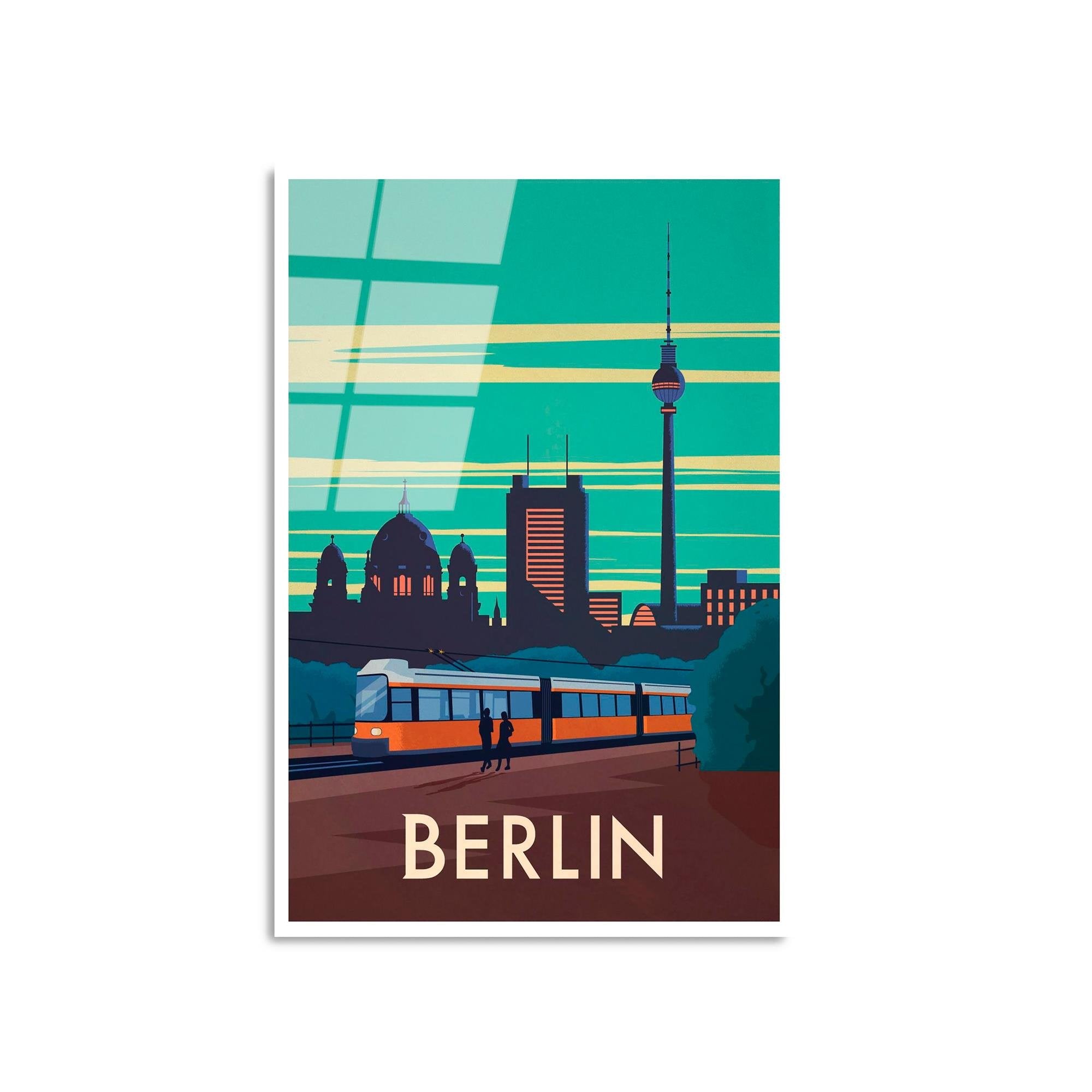 UV-1004 Baskılı Cam Dikdörtgen Duvar Tablosu | ByLamp