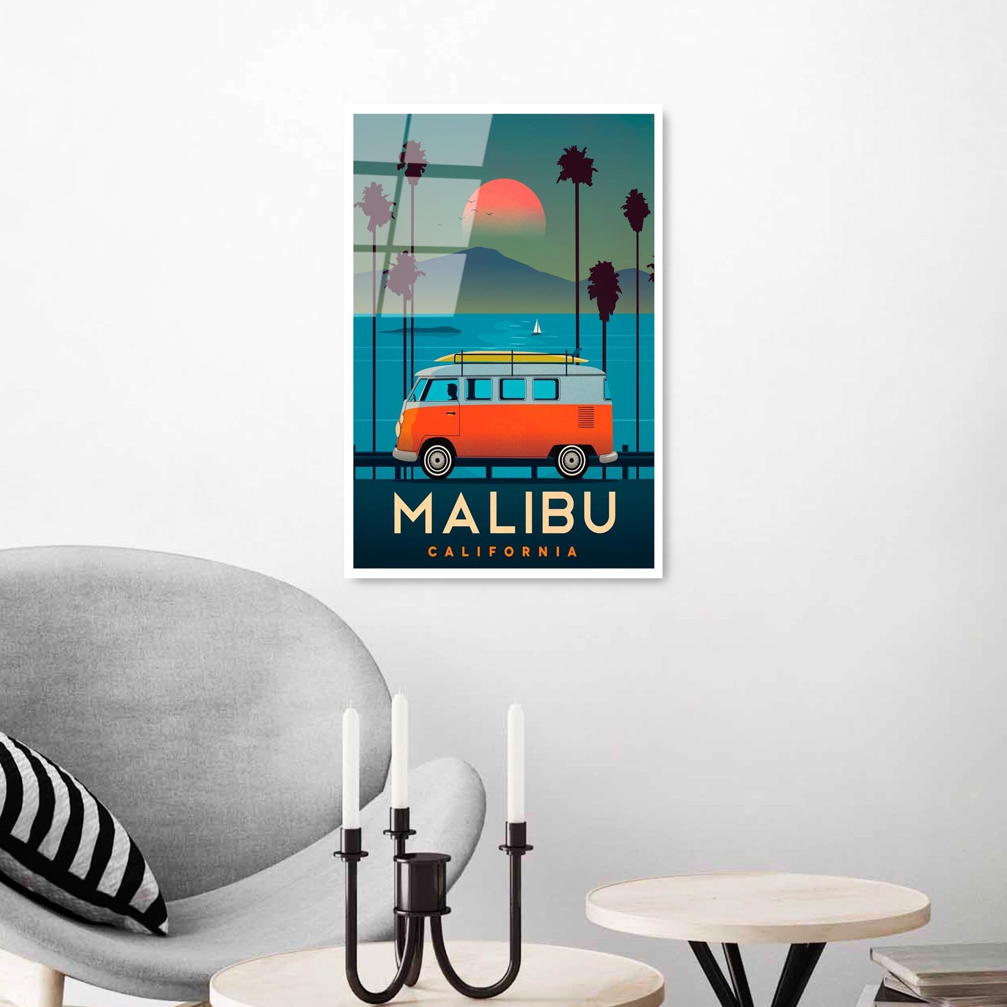 UV-1008 Baskılı Cam Dikdörtgen Duvar Tablosu | ByLamp