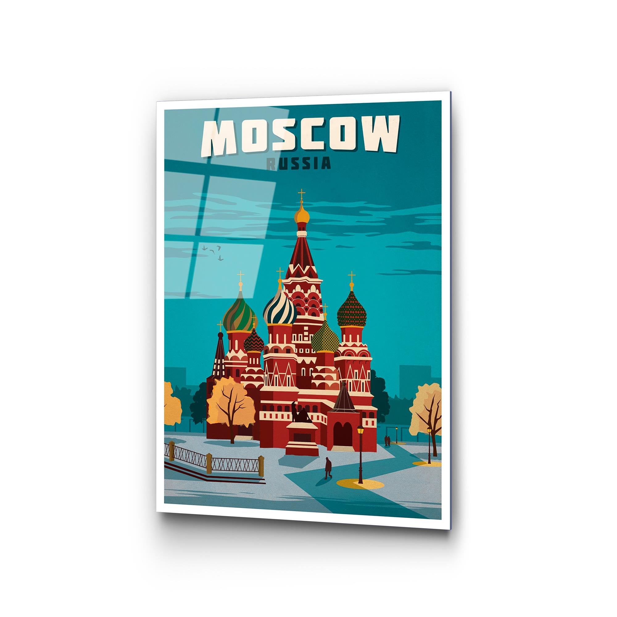 UV-1009 Baskılı Cam Dikdörtgen Duvar Tablosu | ByLamp