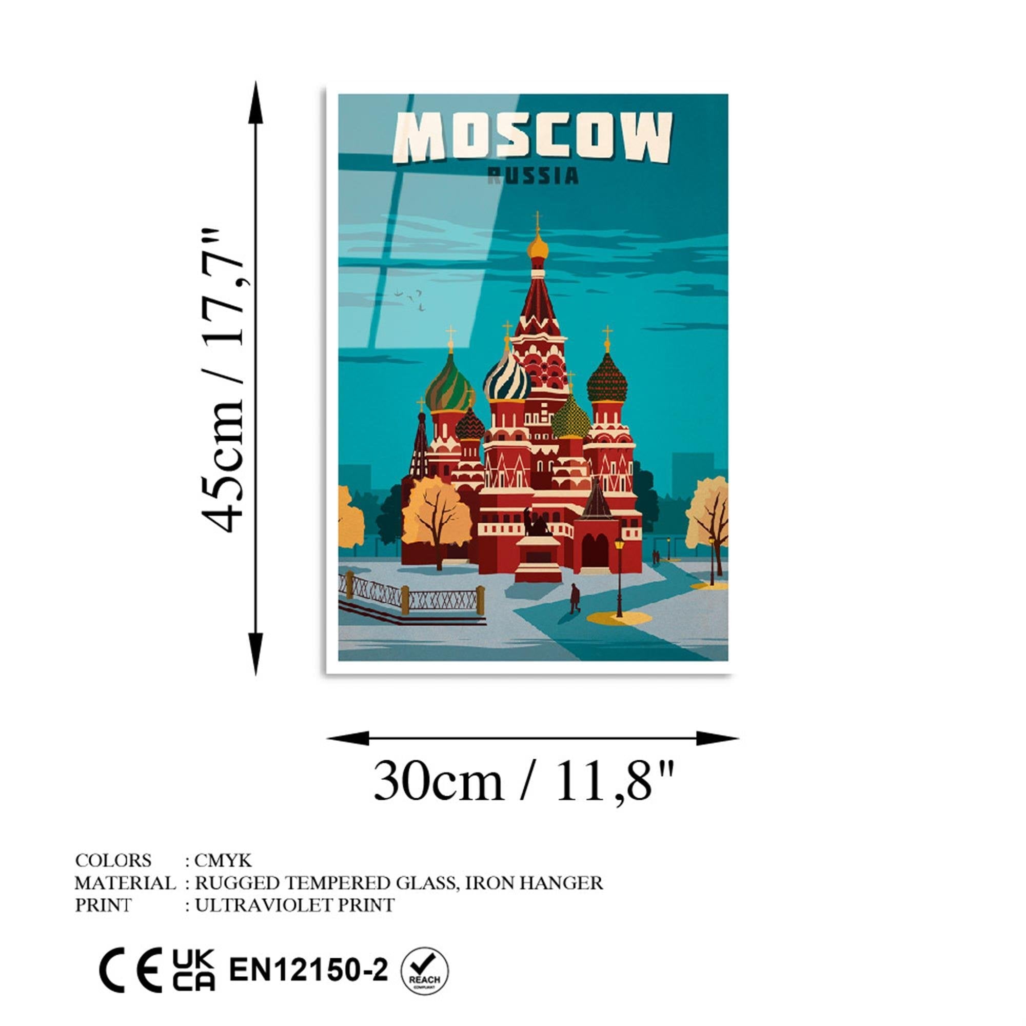 UV-1009 Baskılı Cam Dikdörtgen Duvar Tablosu | ByLamp