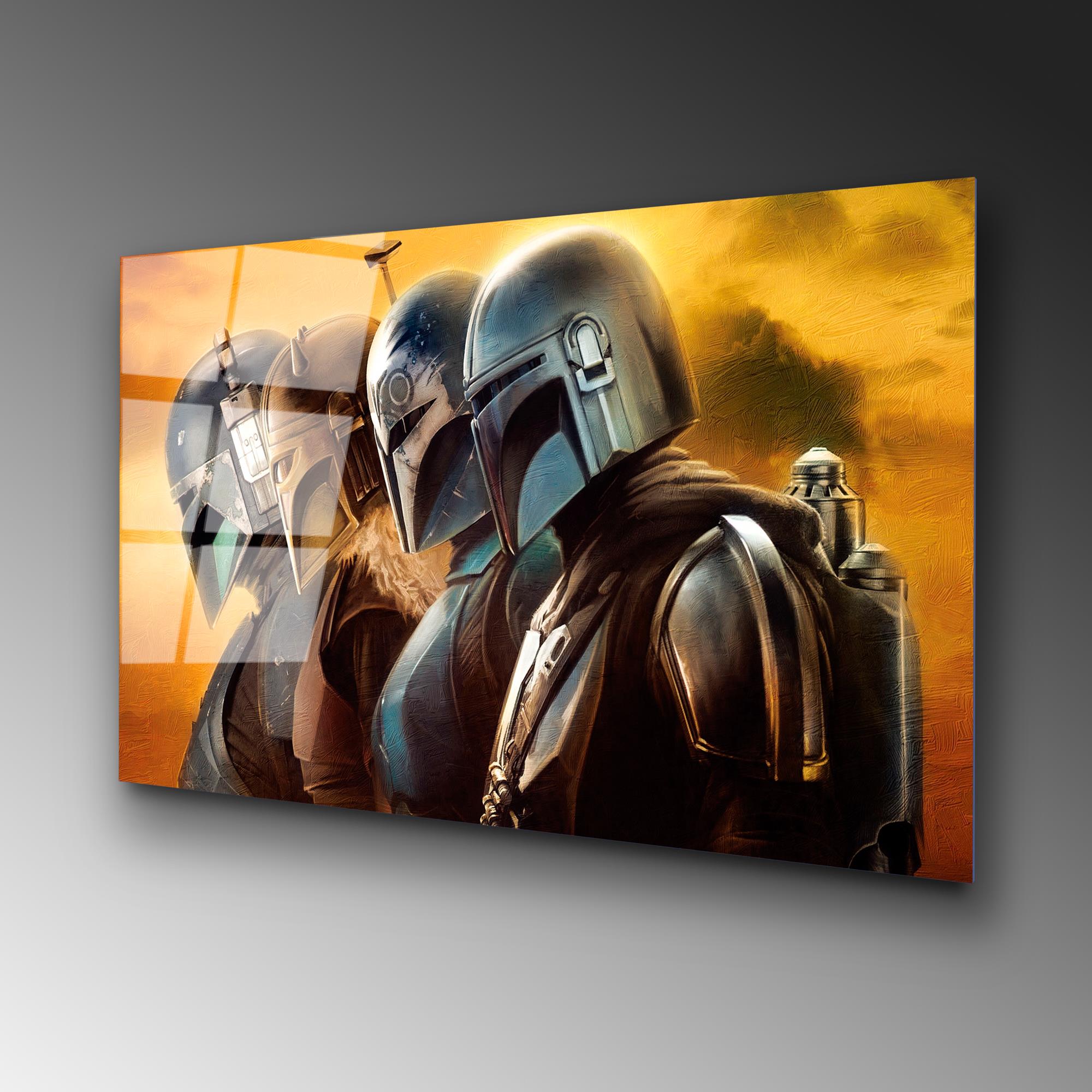 UV-100 Baskılı Cam Dikdörtgen Duvar Tablosu | ByLamp